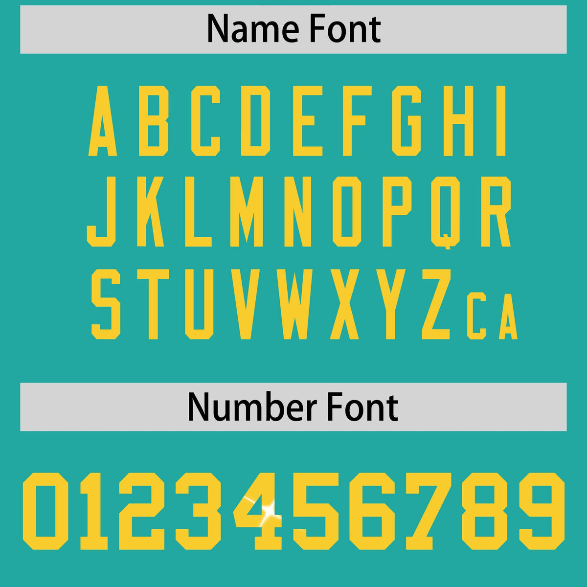 Custom Teal Gold sequin lettering Moisture-Wicking Football Jersey| KXKSHOP