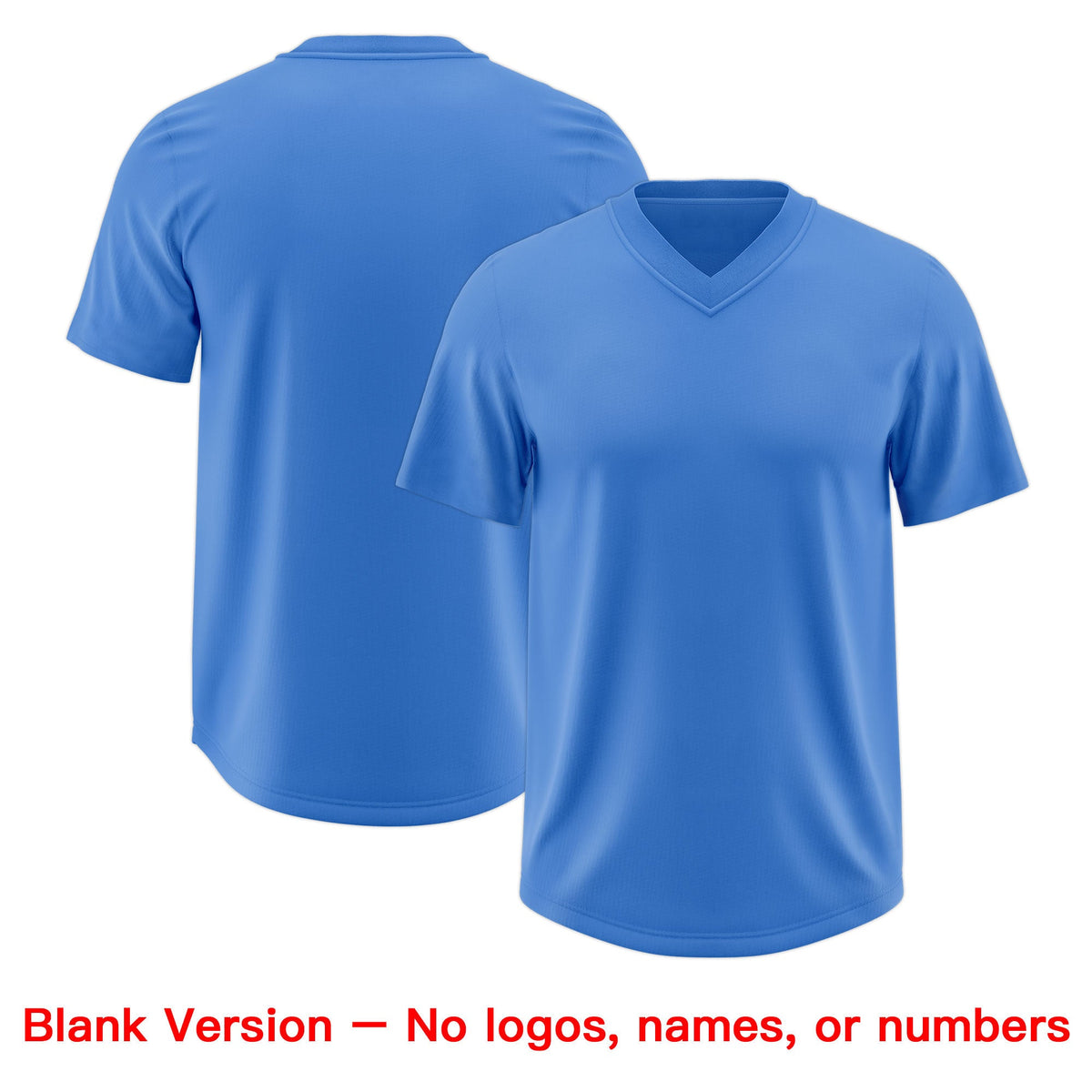 Custom Powder Blue Sky Blue sequin lettering Stretch Fabric Football Jersey| KXKSHOP