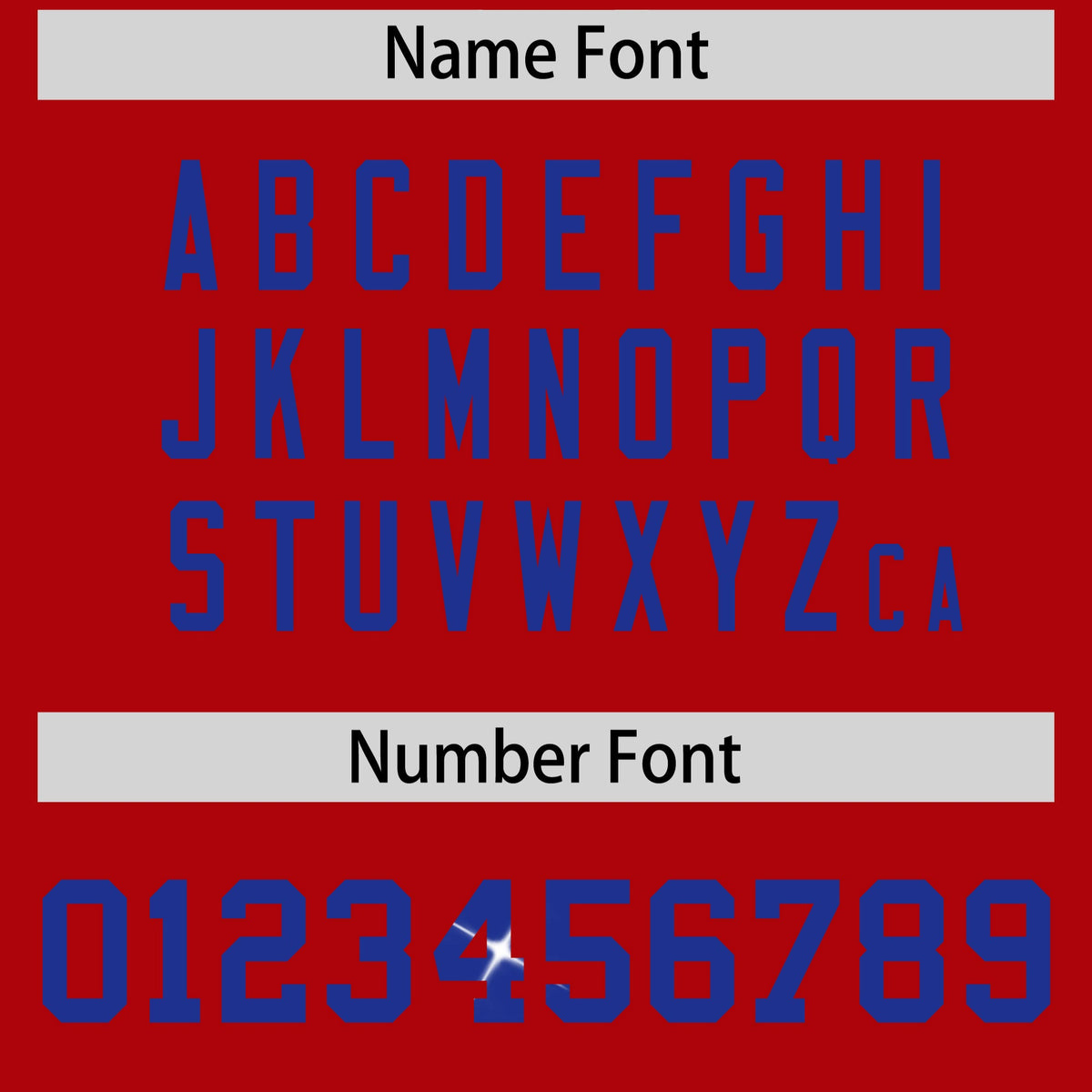 Custom Red Royal Blue sequin lettering Moisture-Wicking Football Jersey| KXKSHOP