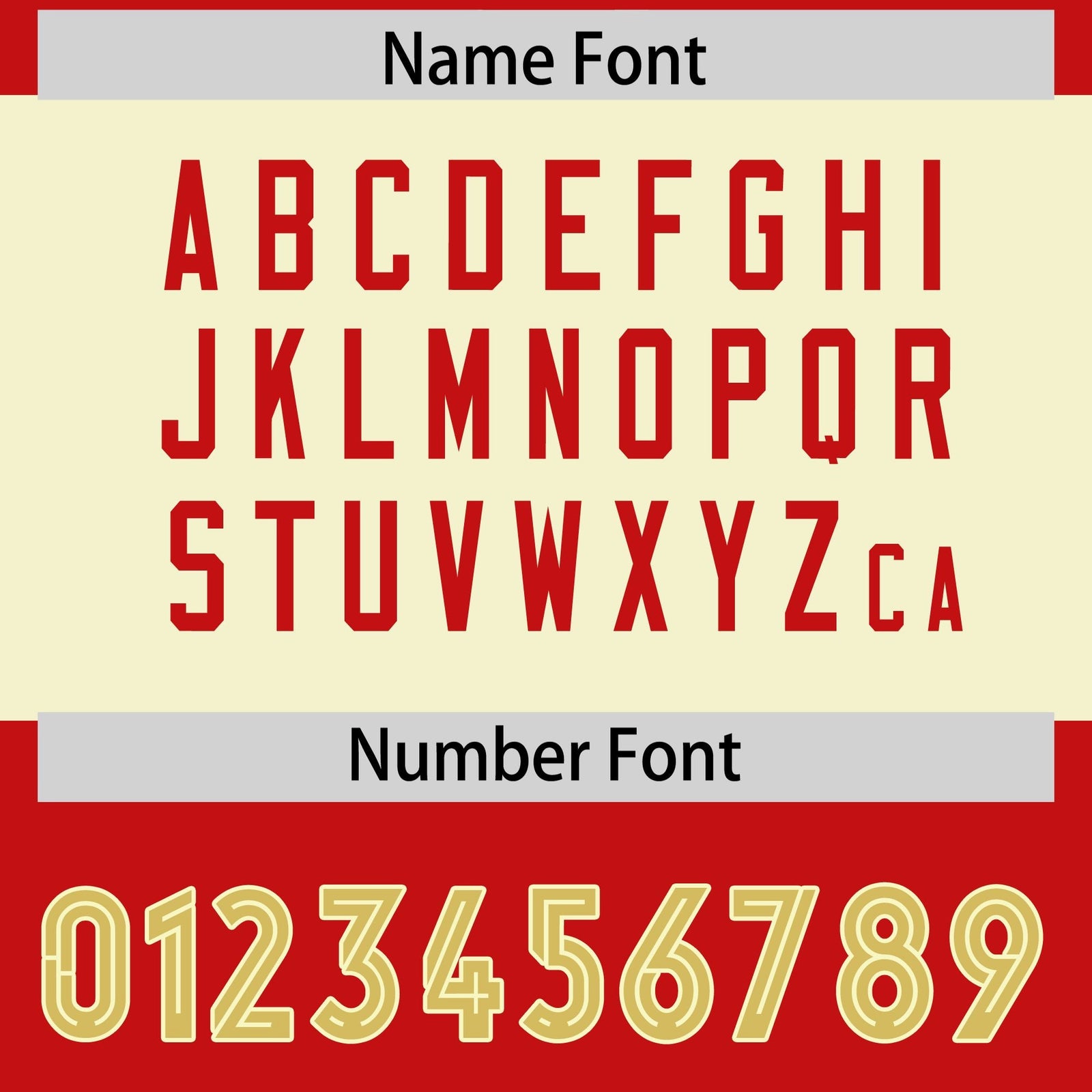 Custom Red Old Gold Raglan Sleeves Personalized Pattern Authentic Football Jersey