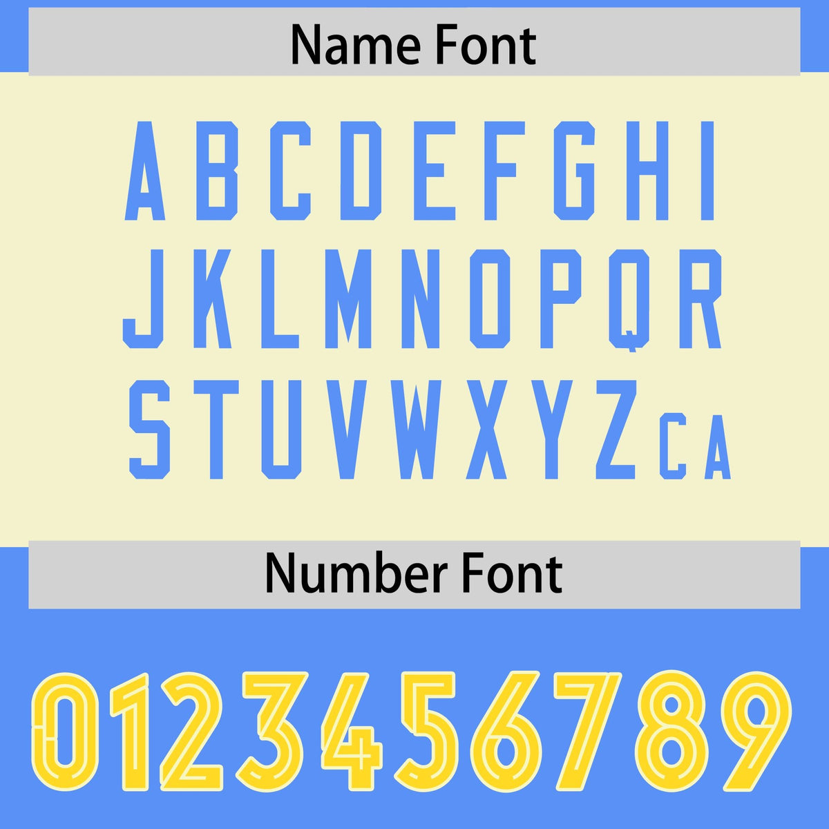 Custom Powder Blue Gold Raglan Sleeves Personalized Pattern Authentic Football Jersey