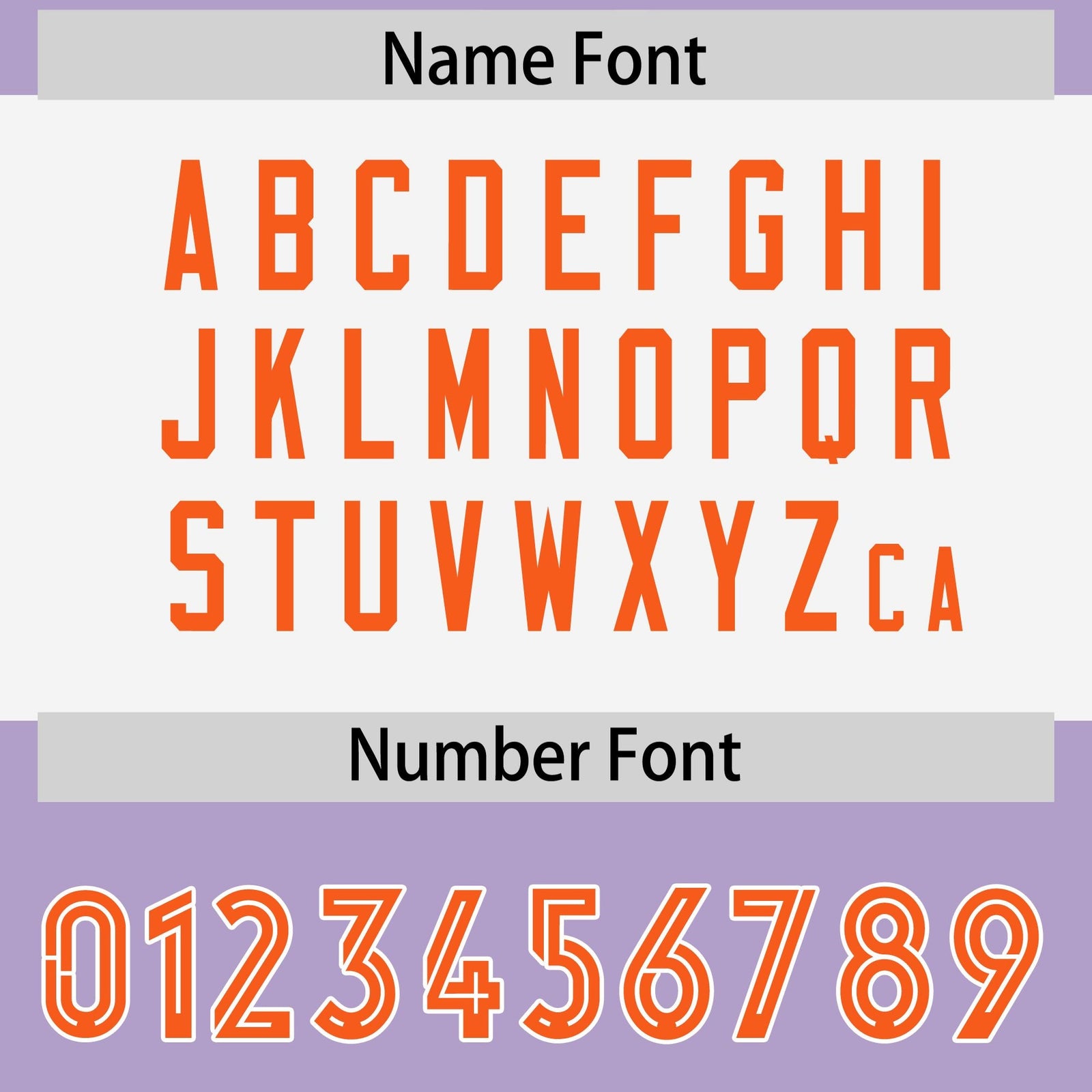 Custom Light Purple Orange Raglan Sleeves Personalized Pattern Authentic Football Jersey