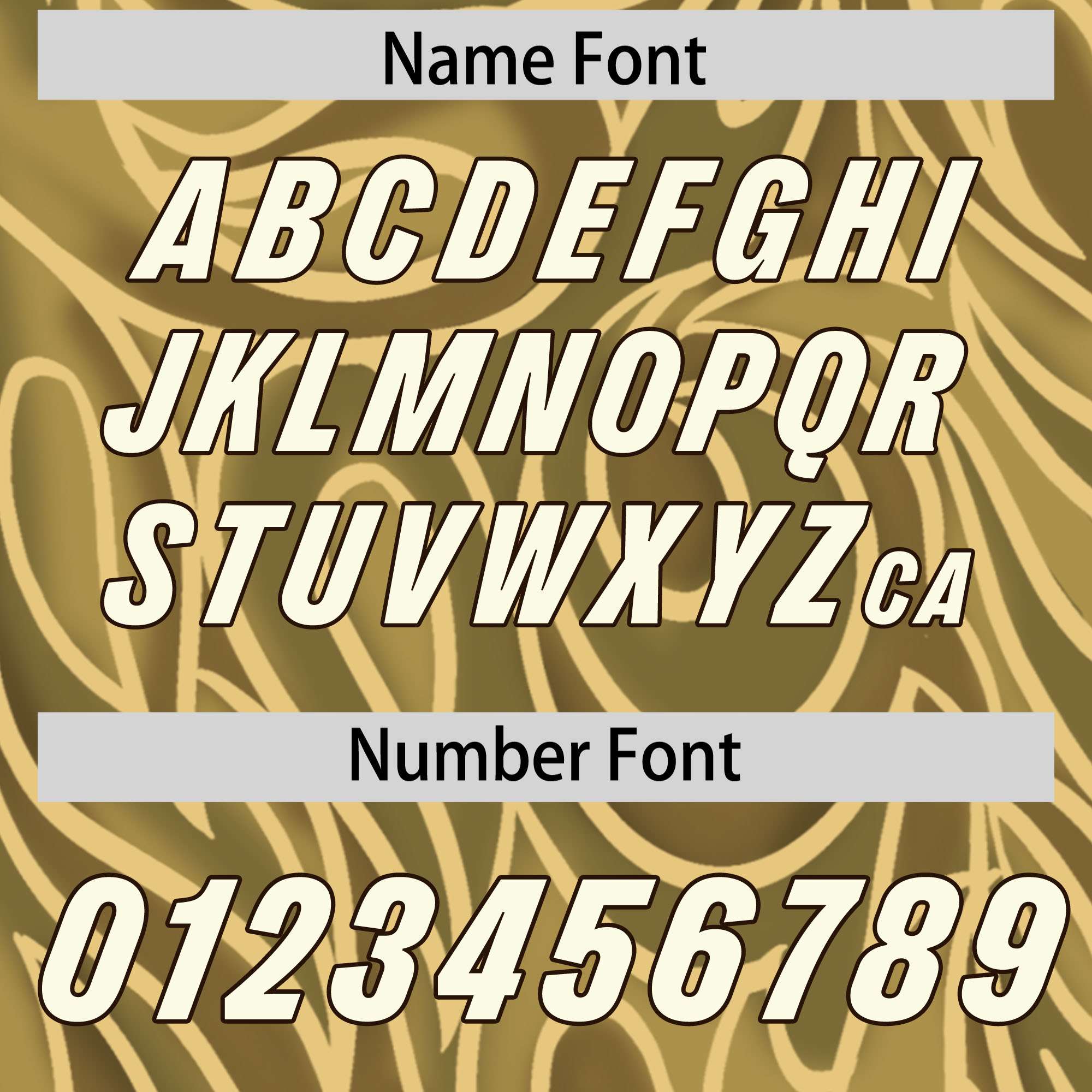 Custom Khaki Personalized Printed Graffiti Pattern Design Authentic Football Jersey