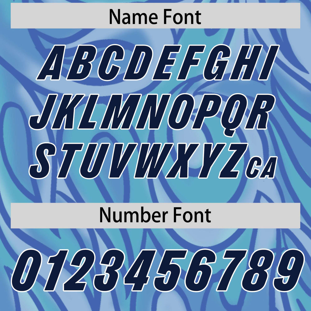 Custom Light Blue Personalized Printed Graffiti Pattern Design Authentic Football Jersey