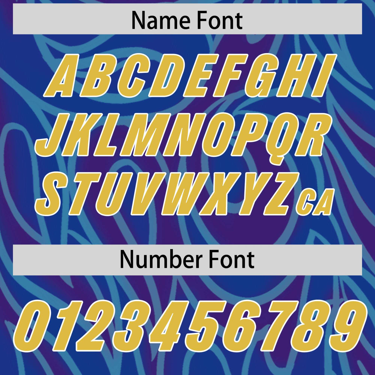 Custom Royal Personalized Printed Graffiti Pattern Design Authentic Football Jersey