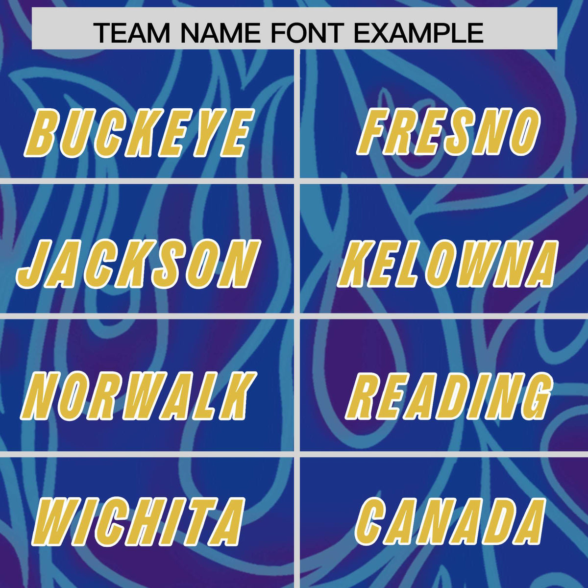 Custom Royal Personalized Printed Graffiti Pattern Design Authentic Football Jersey