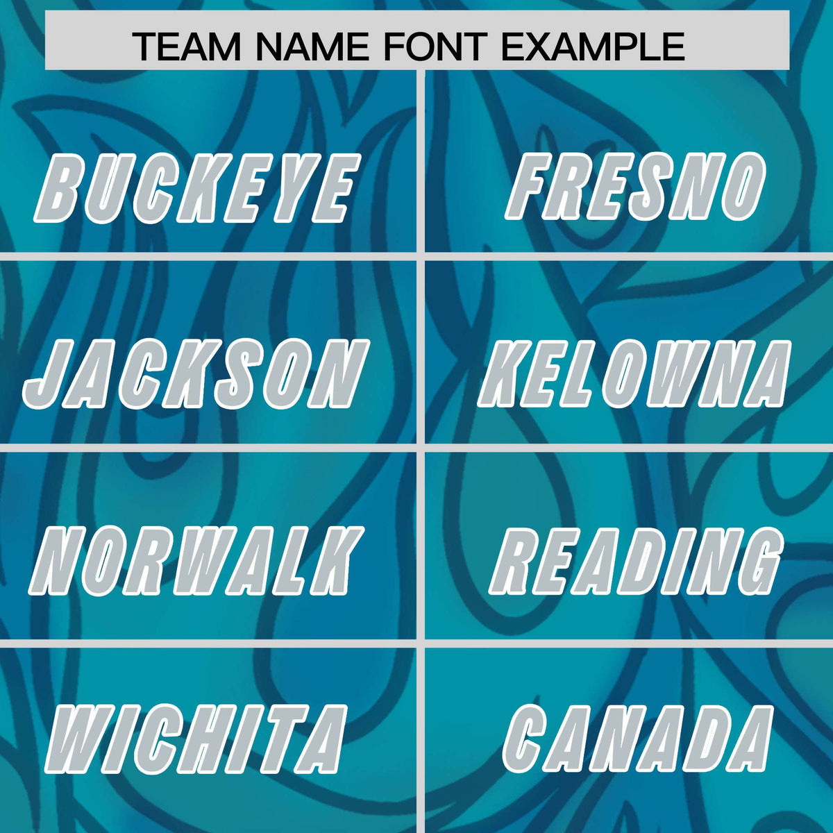 Custom Aqua Personalized Printed Graffiti Pattern Design Authentic Football Jersey