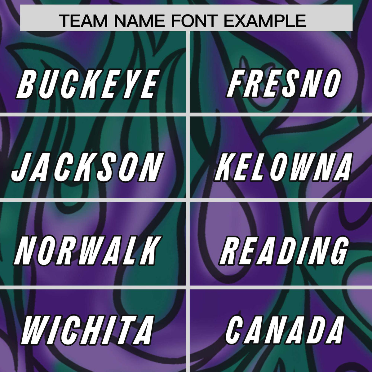 Custom Purple Personalized Printed Graffiti Pattern Design Authentic Football Jersey