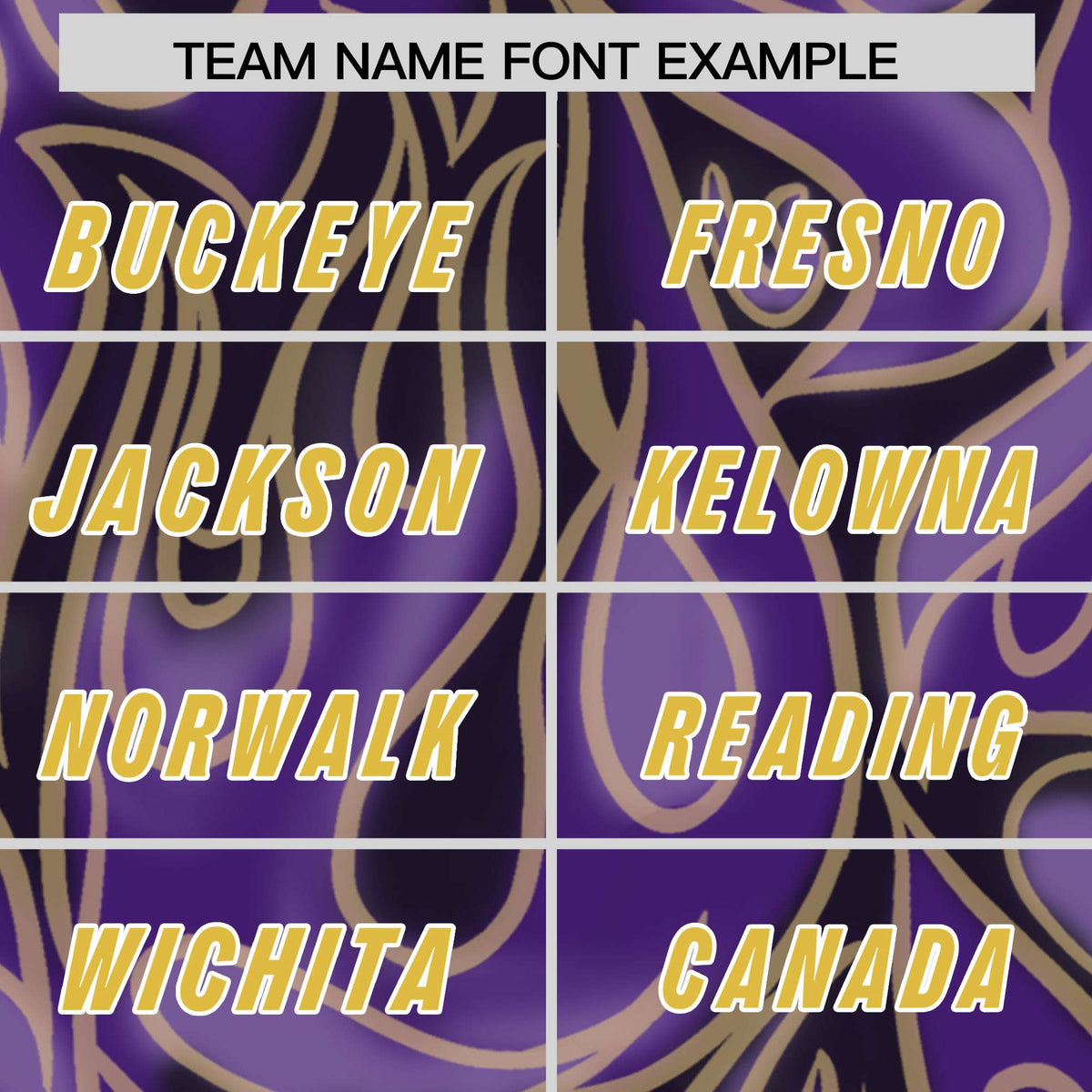 Custom Purple Personalized Printed Graffiti Pattern Design Authentic Football Jersey