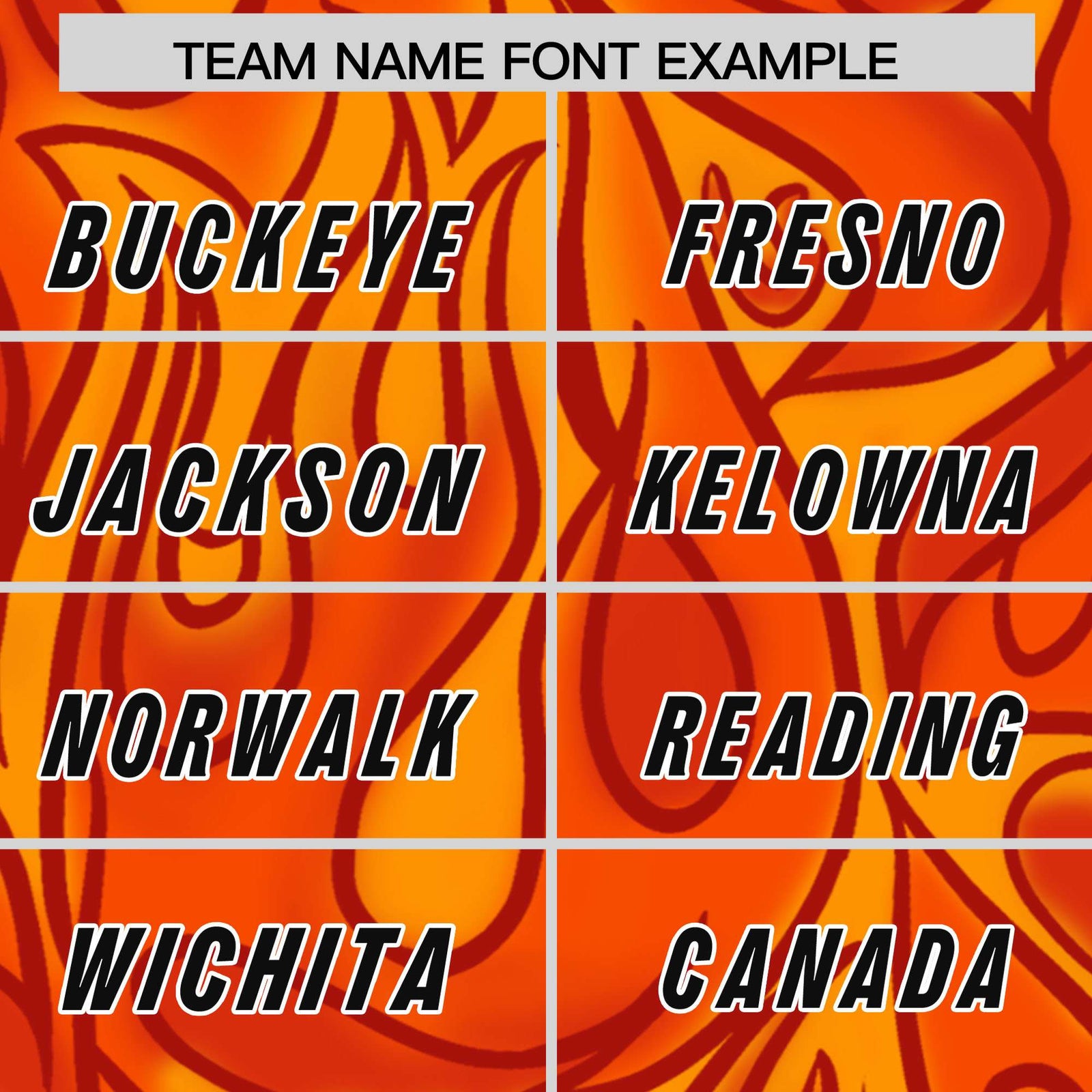 Custom Orange Personalized Printed Graffiti Pattern Design Authentic Football Jersey