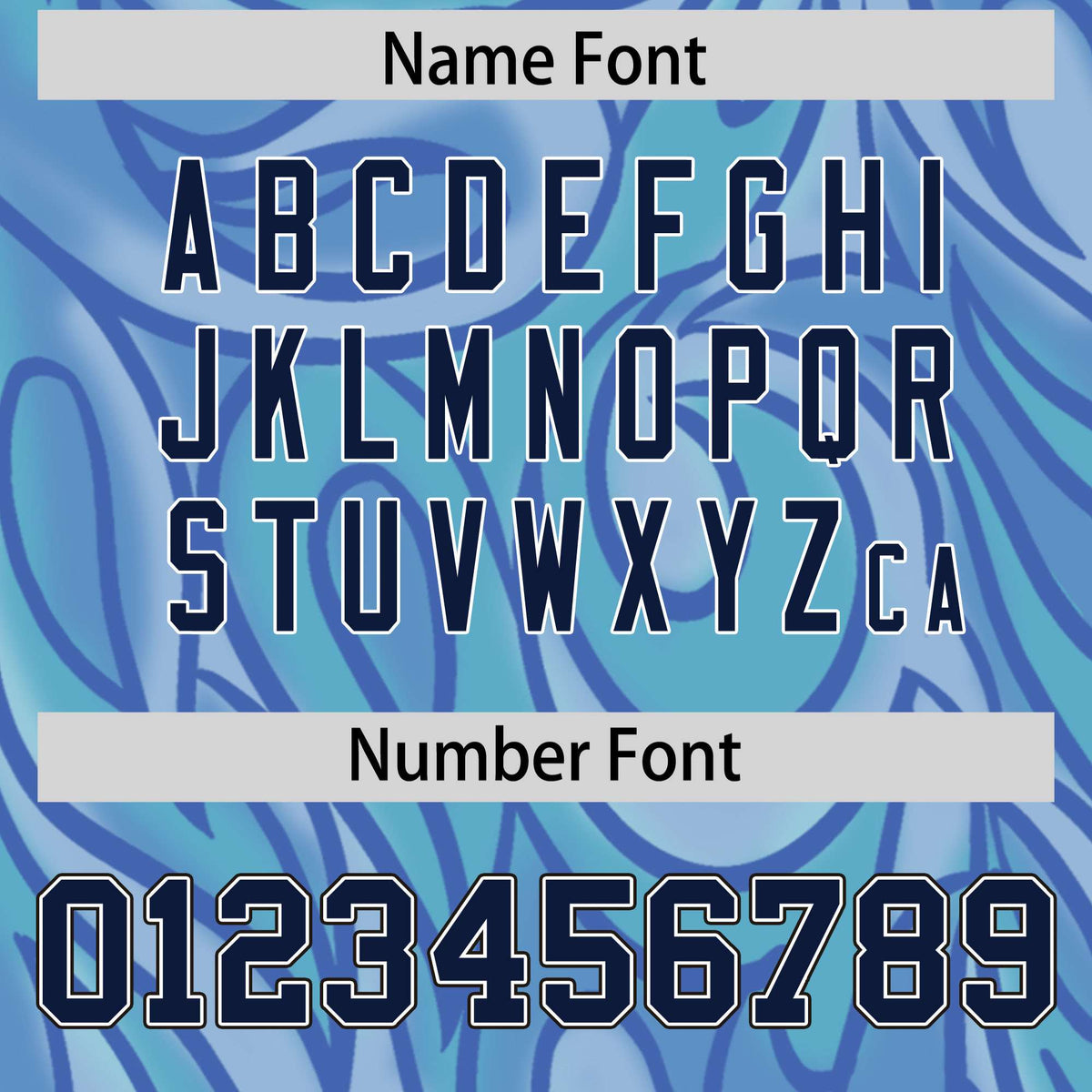 Custom Light Blue Personalized Printed Graffiti Pattern Design Authentic Football Jersey