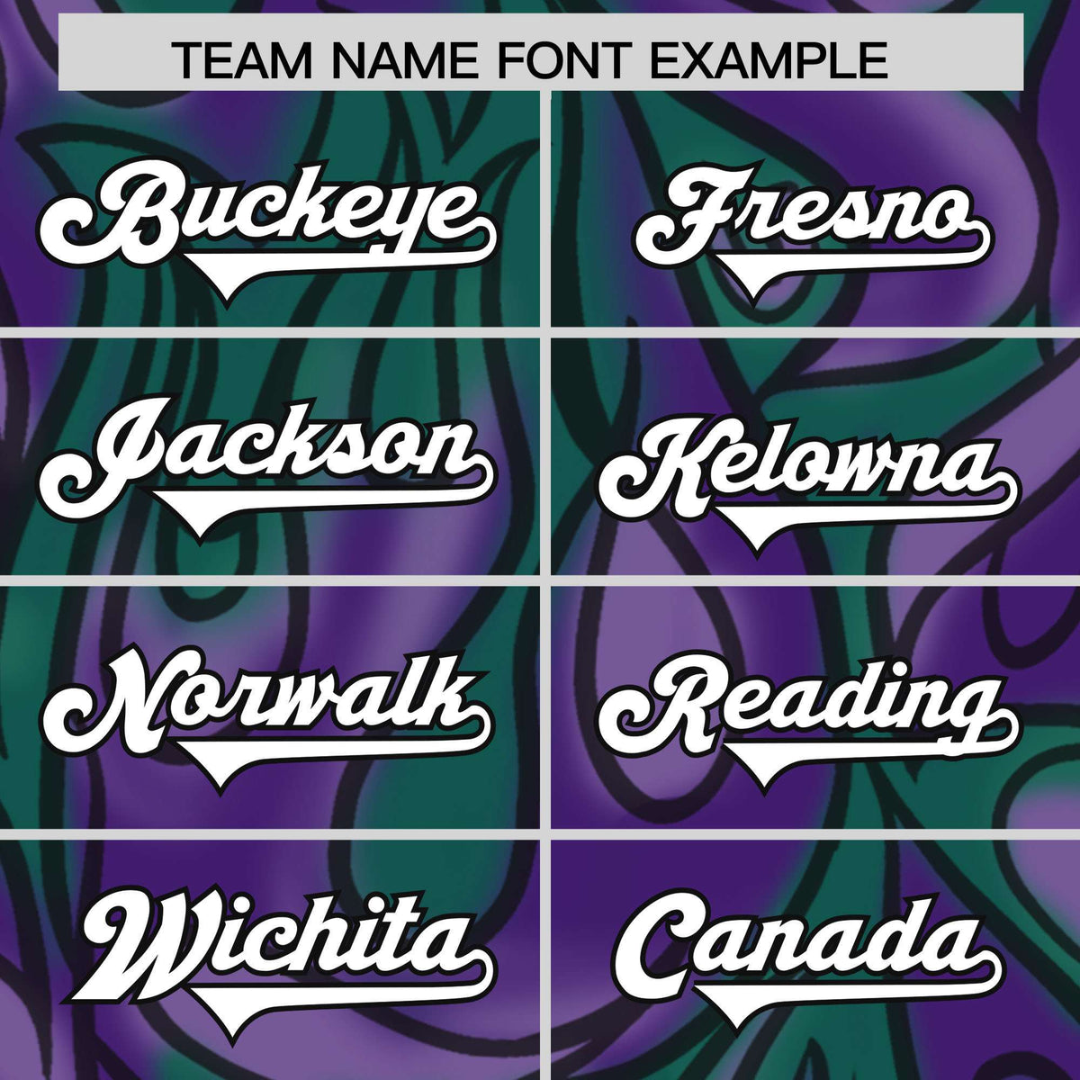 Custom Purple Personalized Printed Graffiti Pattern Design Authentic Football Jersey