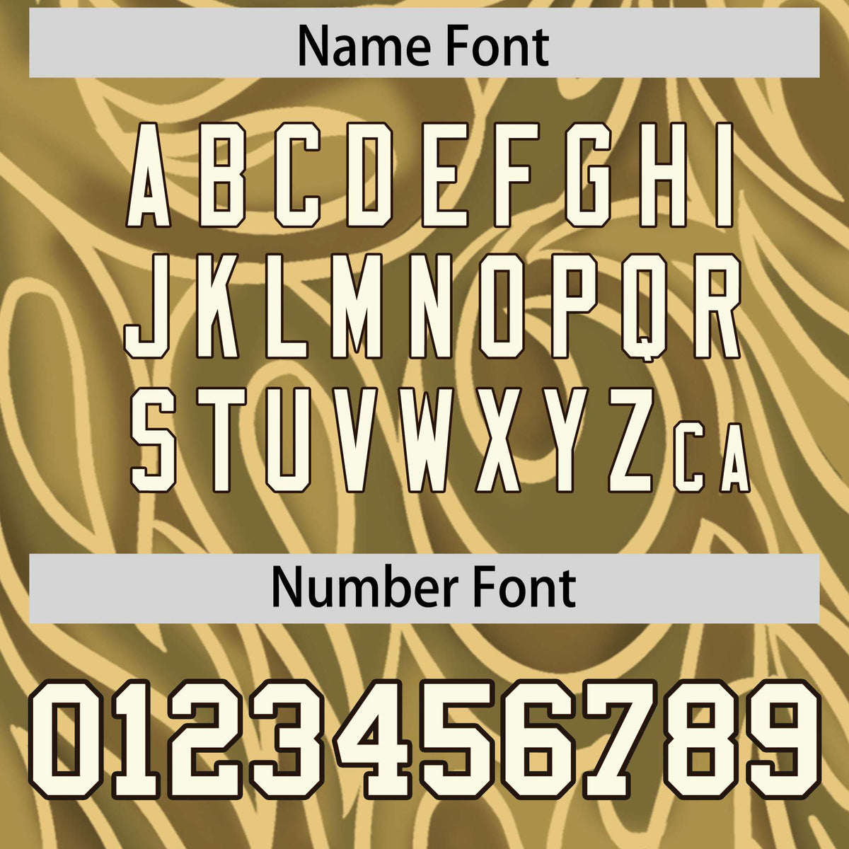 Custom Khaki Personalized Printed Graffiti Pattern Design Authentic Football Jersey