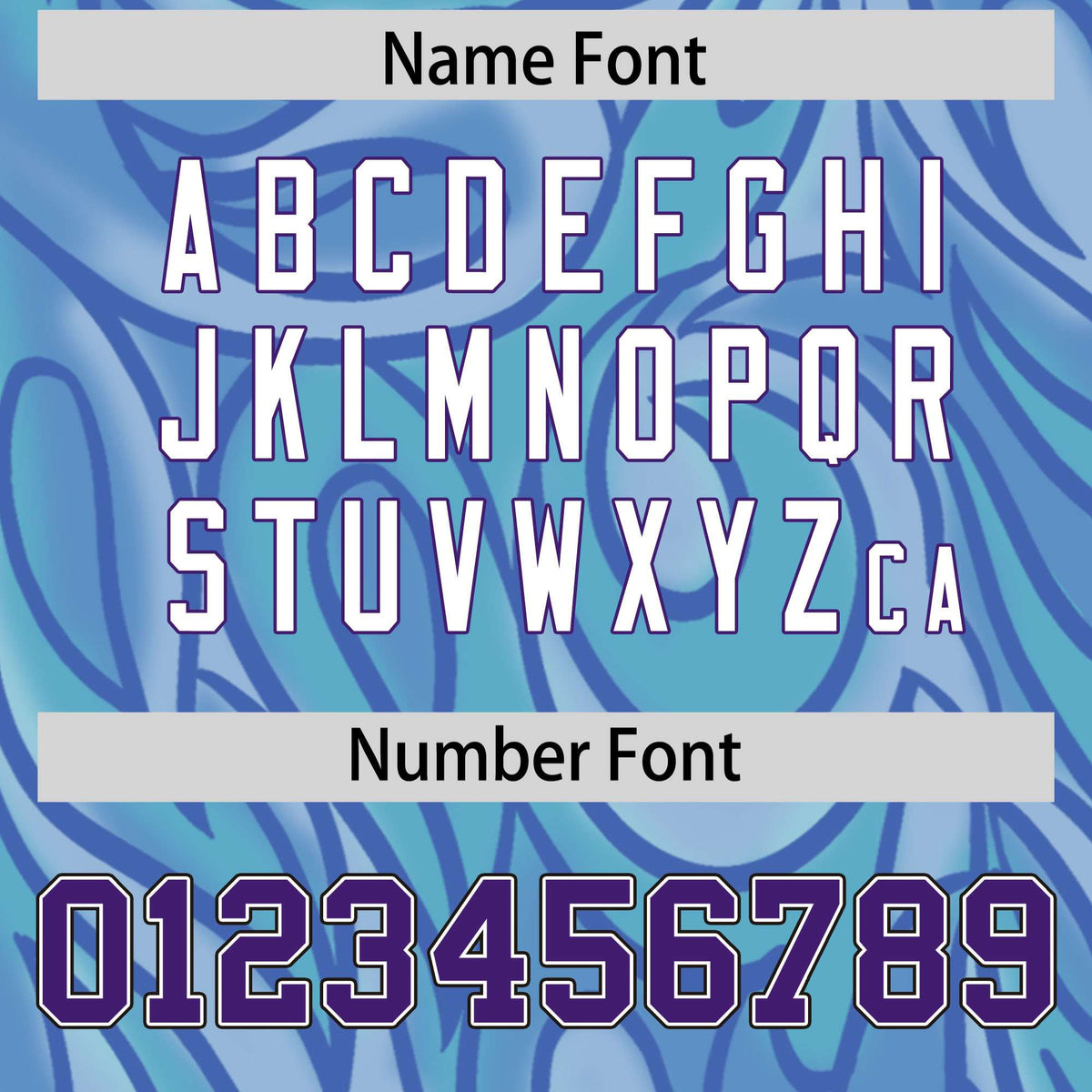 Custom Light Blue Personalized Printed Graffiti Pattern Design Authentic Football Jersey