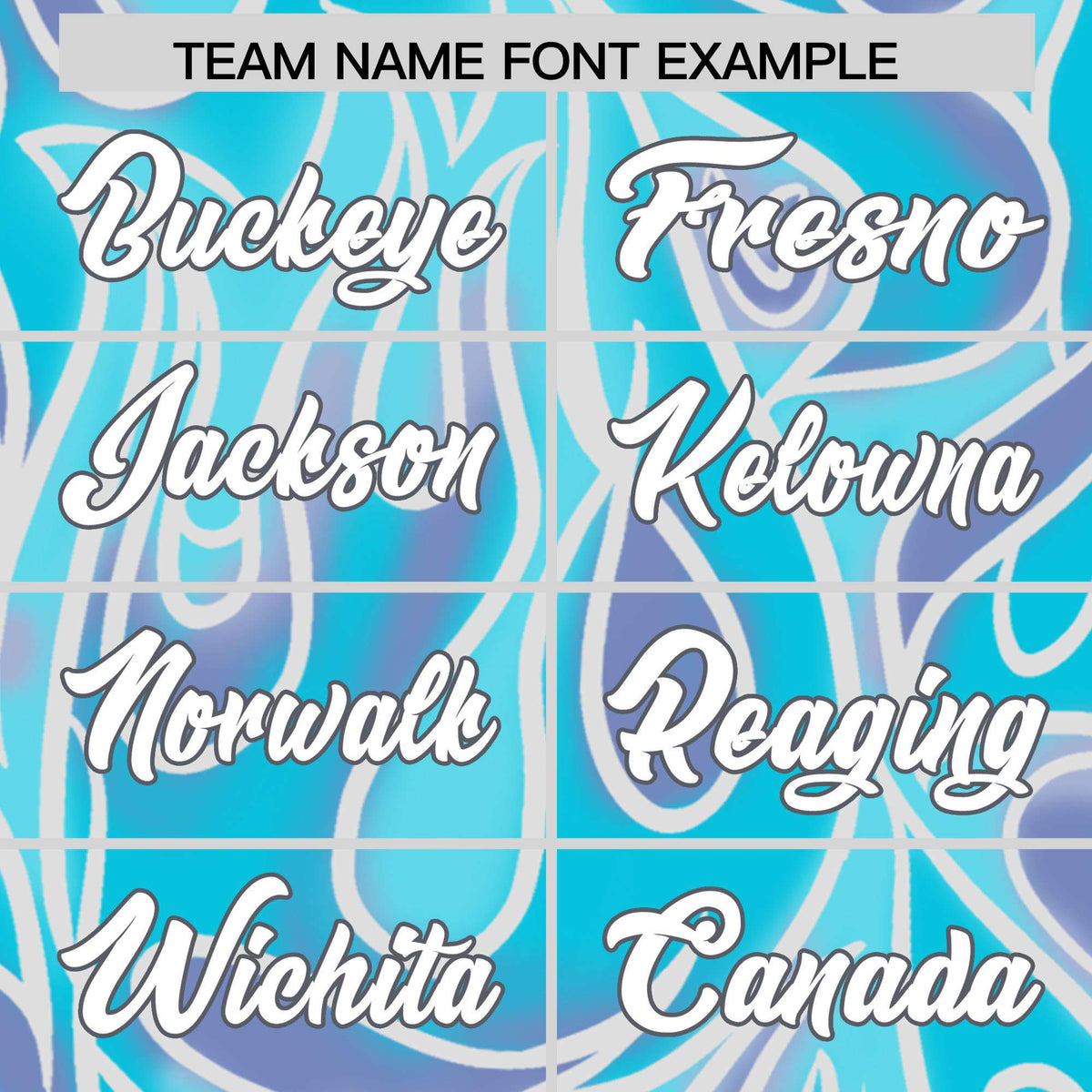 Custom Sky Blue Personalized Printed Graffiti Pattern Design Authentic Football Jersey