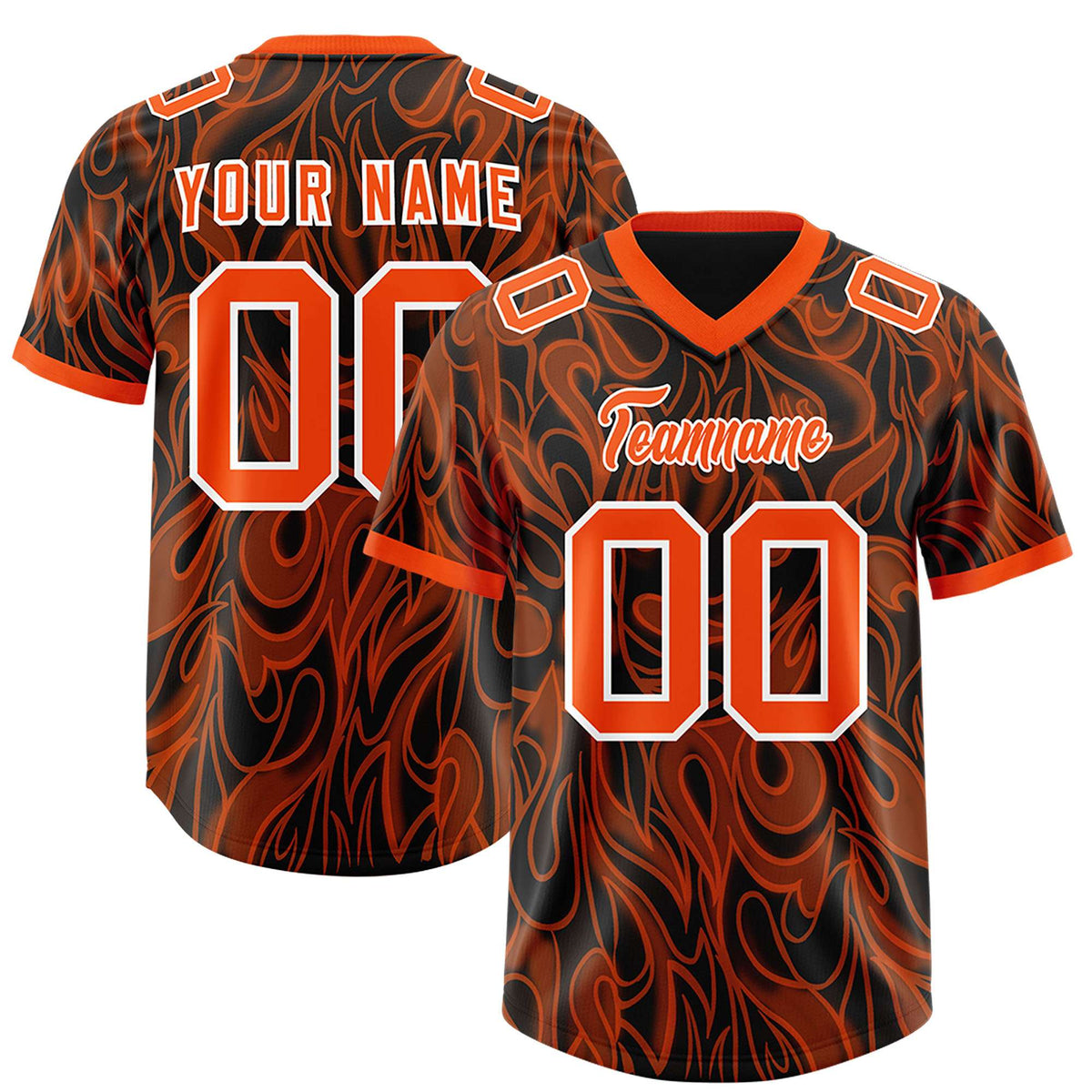 Custom Black Personalized Printed Graffiti Pattern Design Authentic Football Jersey