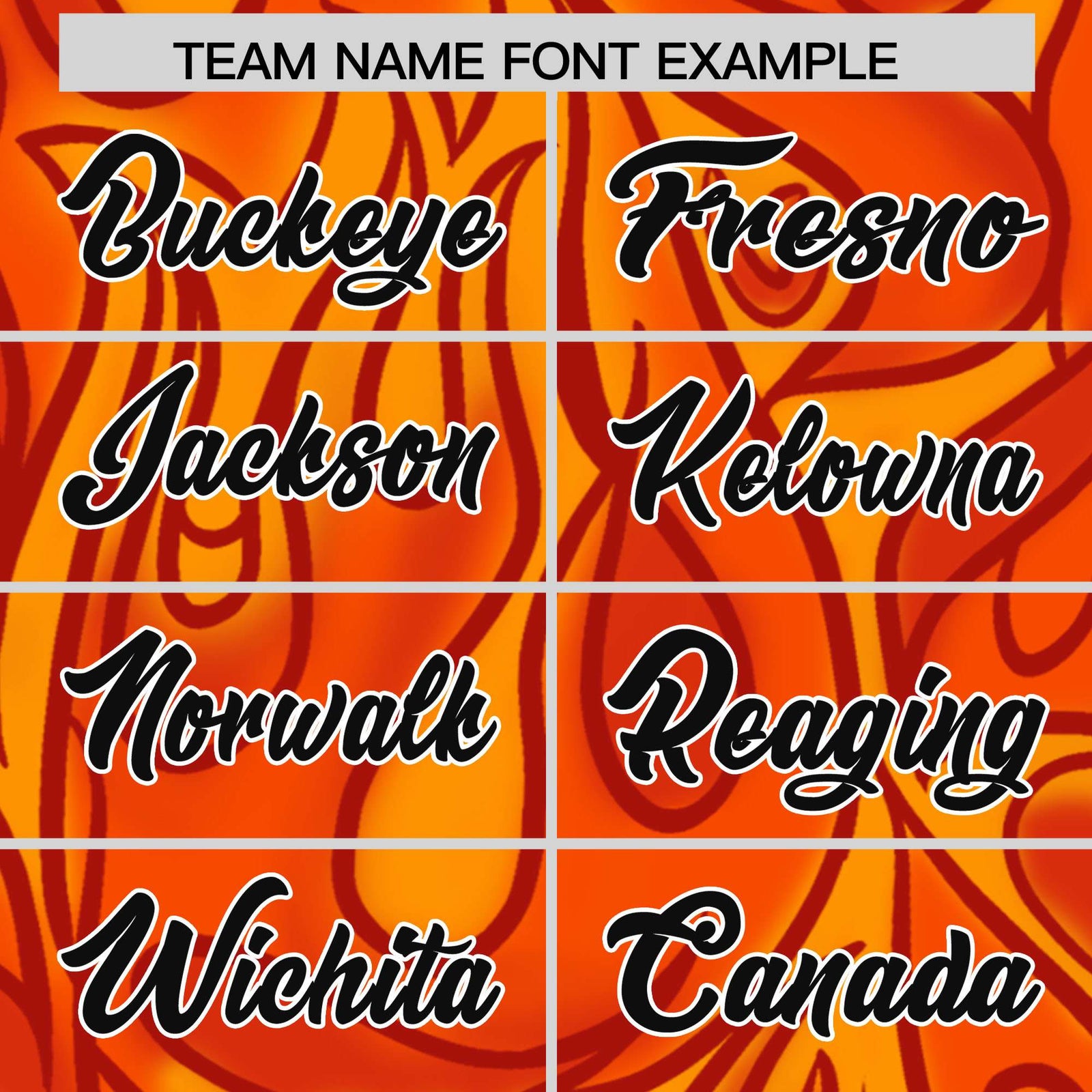 Custom Orange Personalized Printed Graffiti Pattern Design Authentic Football Jersey