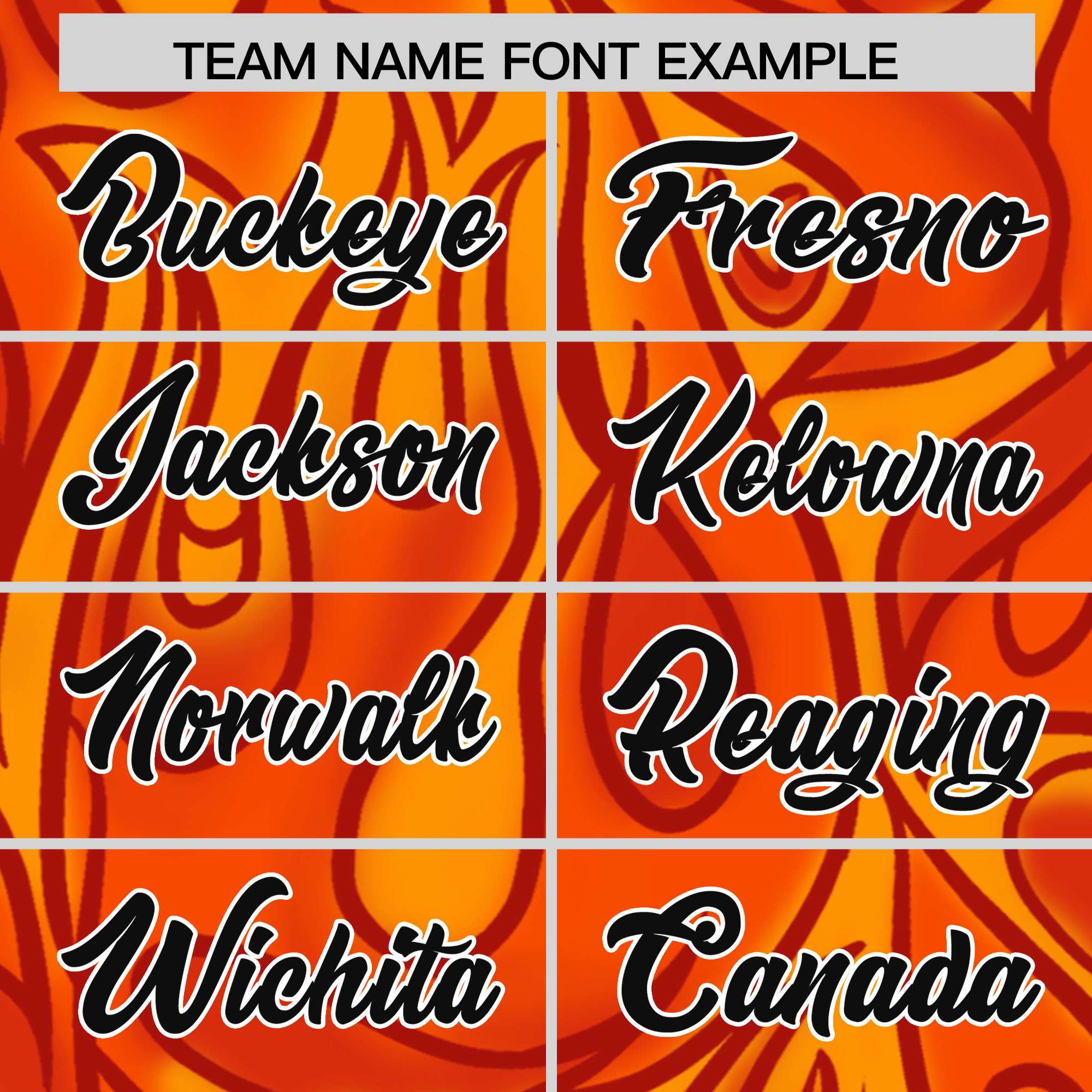 Custom Orange Personalized Printed Graffiti Pattern Design Authentic Football Jersey