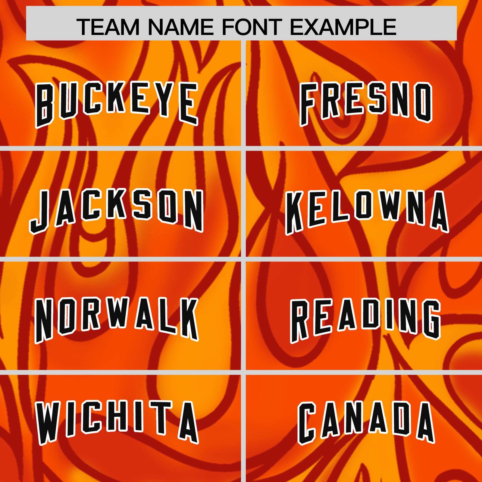 Custom Orange Personalized Printed Graffiti Pattern Design Authentic Football Jersey