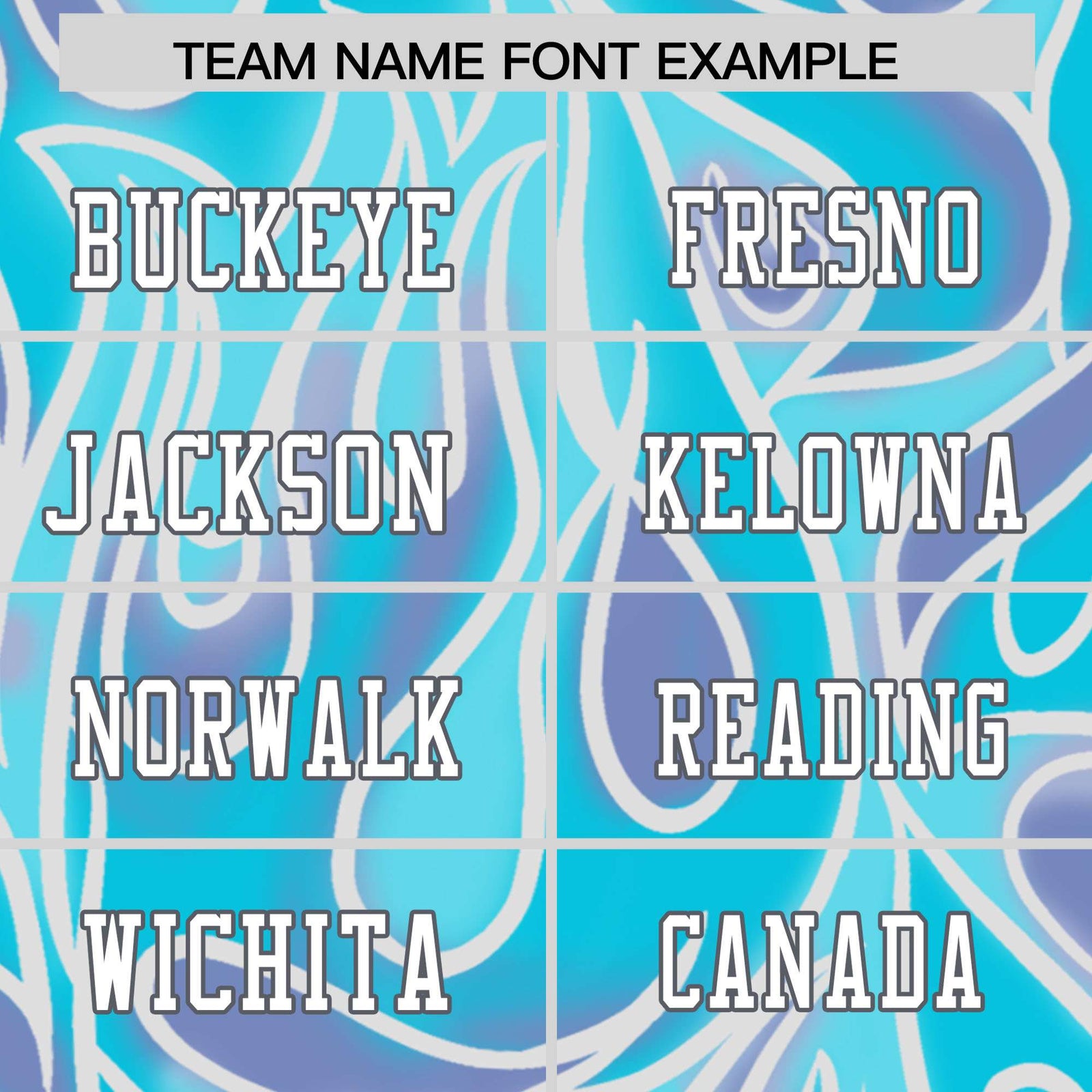 Custom Sky Blue Personalized Printed Graffiti Pattern Design Authentic Football Jersey