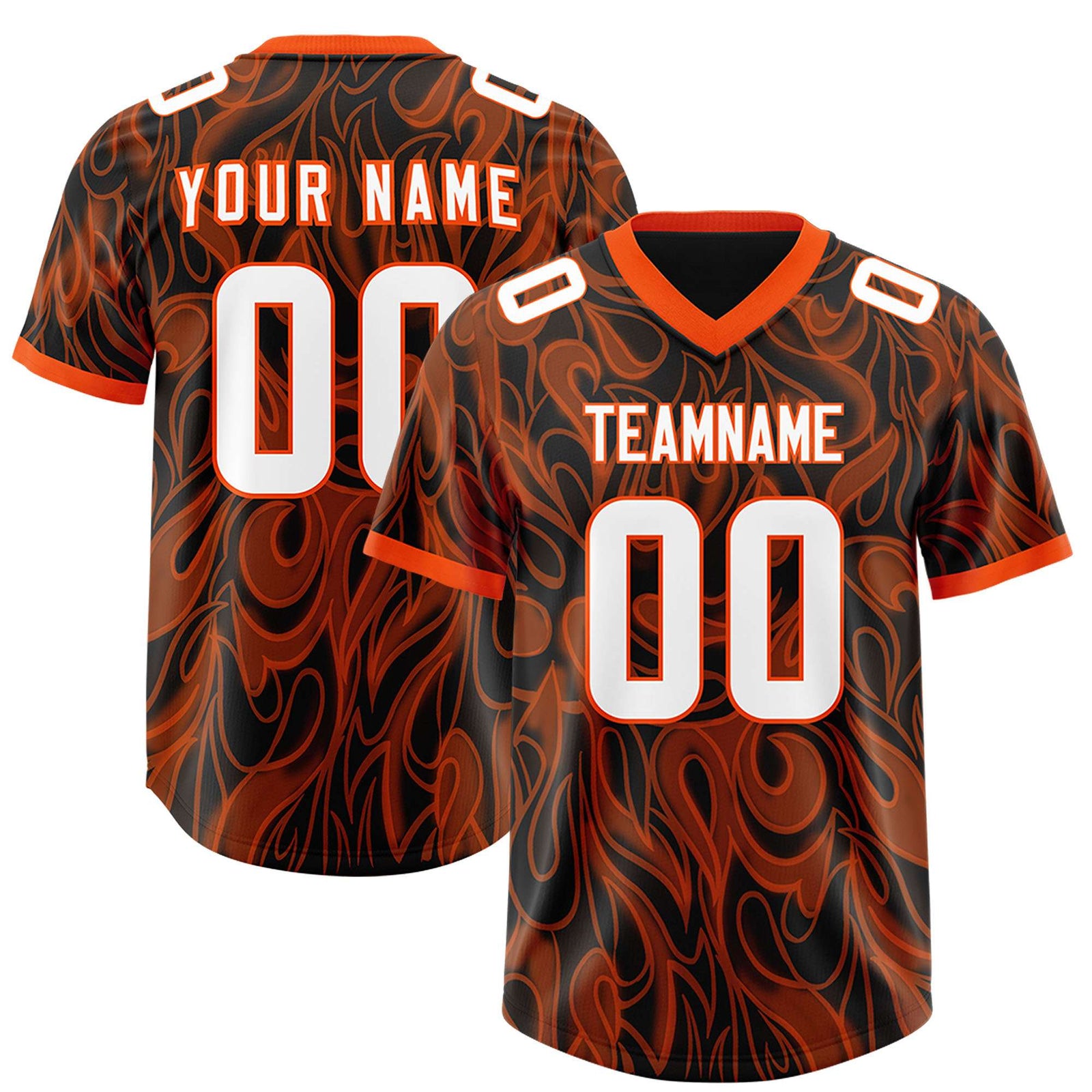 Custom Black Personalized Printed Graffiti Pattern Design Authentic Football Jersey