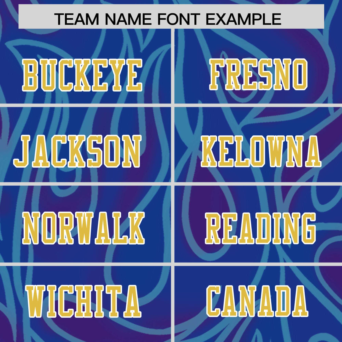 Custom Royal Personalized Printed Graffiti Pattern Design Authentic Football Jersey