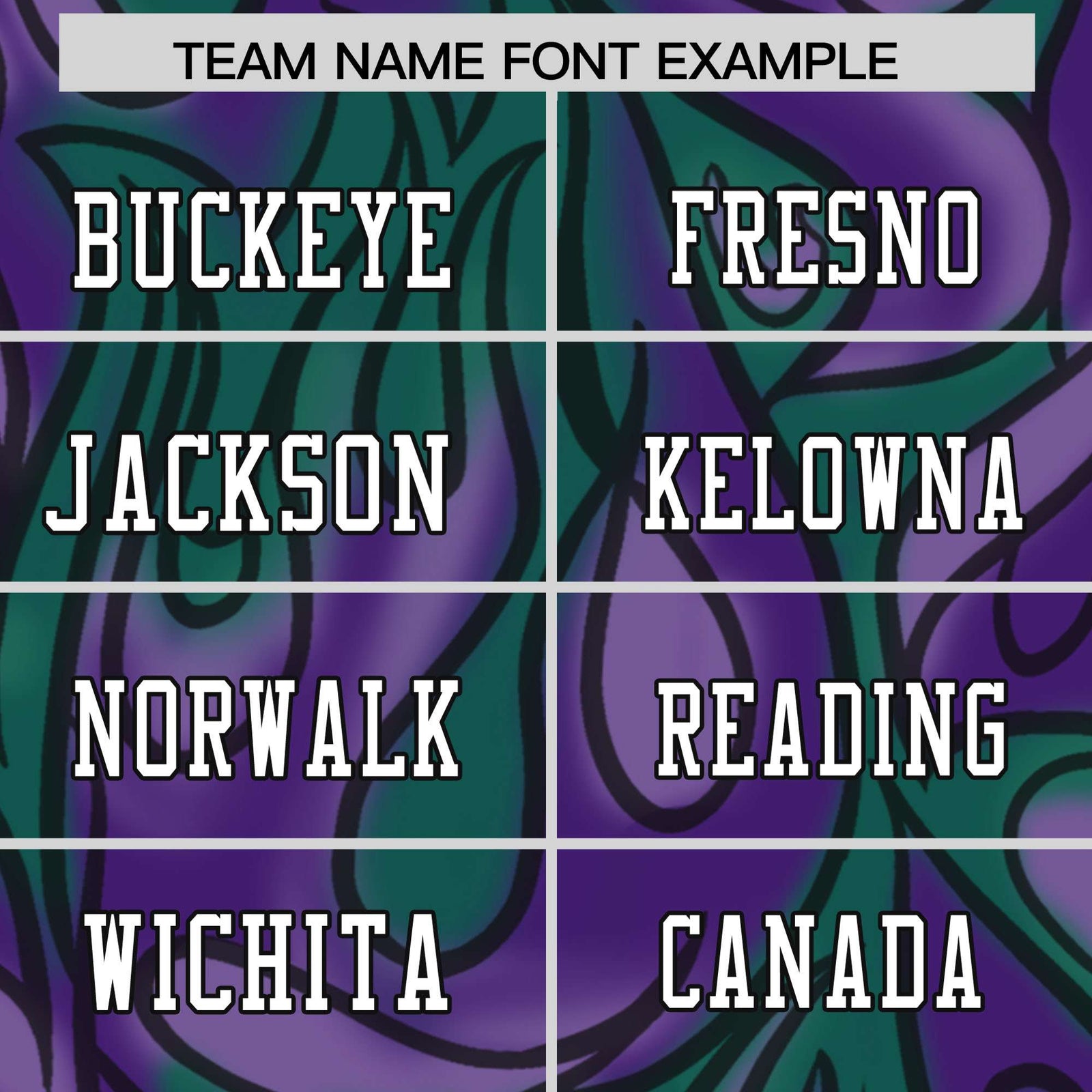 Custom Purple Personalized Printed Graffiti Pattern Design Authentic Football Jersey