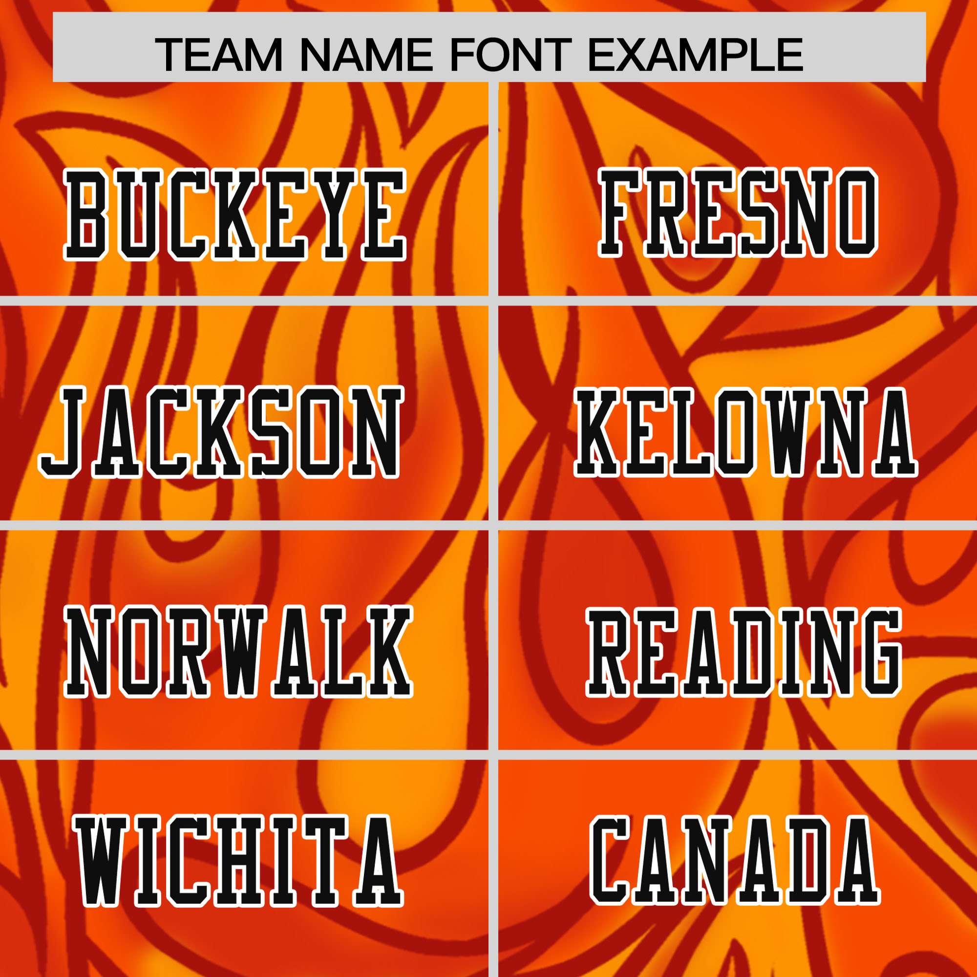 Custom Orange Personalized Printed Graffiti Pattern Design Authentic Football Jersey