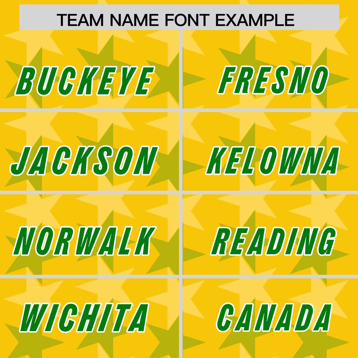 Custom Gold Kelly Green Personalized All Star Graffiti Pattern Authentic Football Jersey