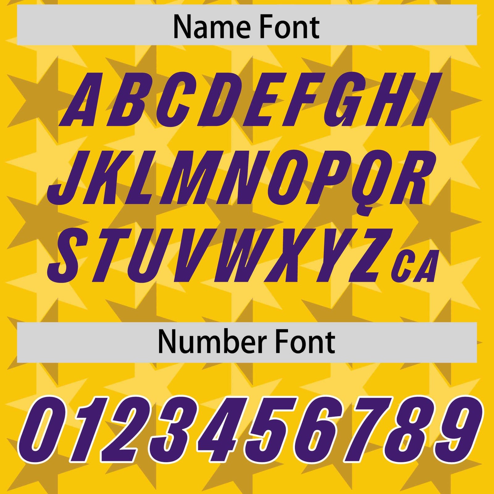 Custom Gold Purple Personalized All Star Graffiti Pattern Authentic Football Jersey