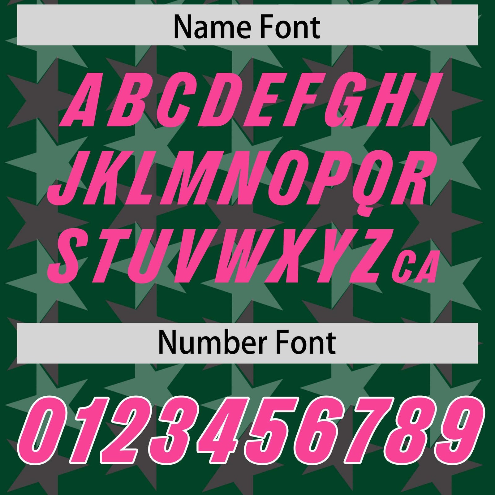 Custom Green Pink Personalized All Star Graffiti Pattern Authentic Football Jersey