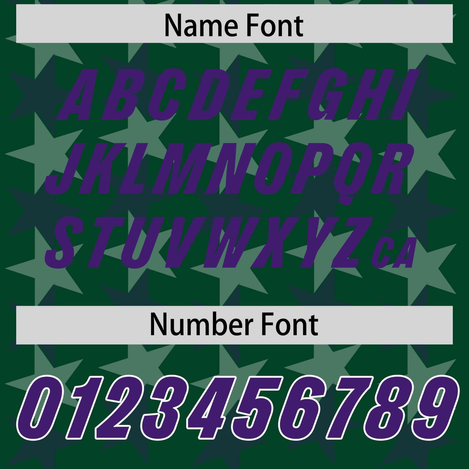 Custom Green Purple Personalized All Star Graffiti Pattern Authentic Football Jersey