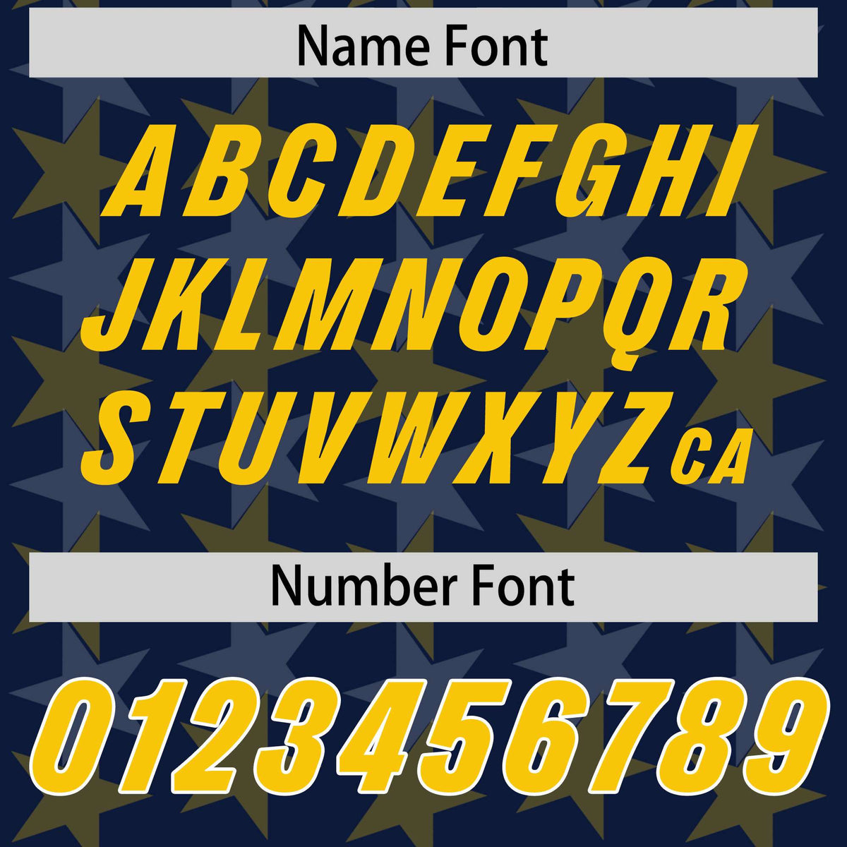 Custom Navy Gold Personalized All Star Graffiti Pattern Authentic Football Jersey