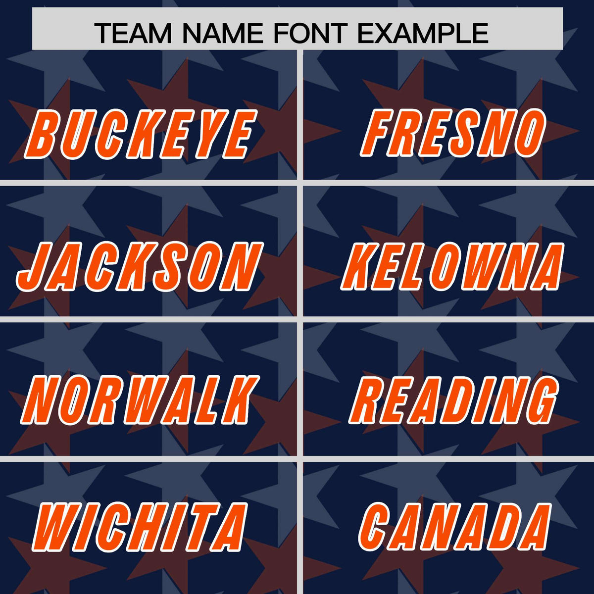 Custom Navy Orange Personalized All Star Graffiti Pattern Authentic Football Jersey