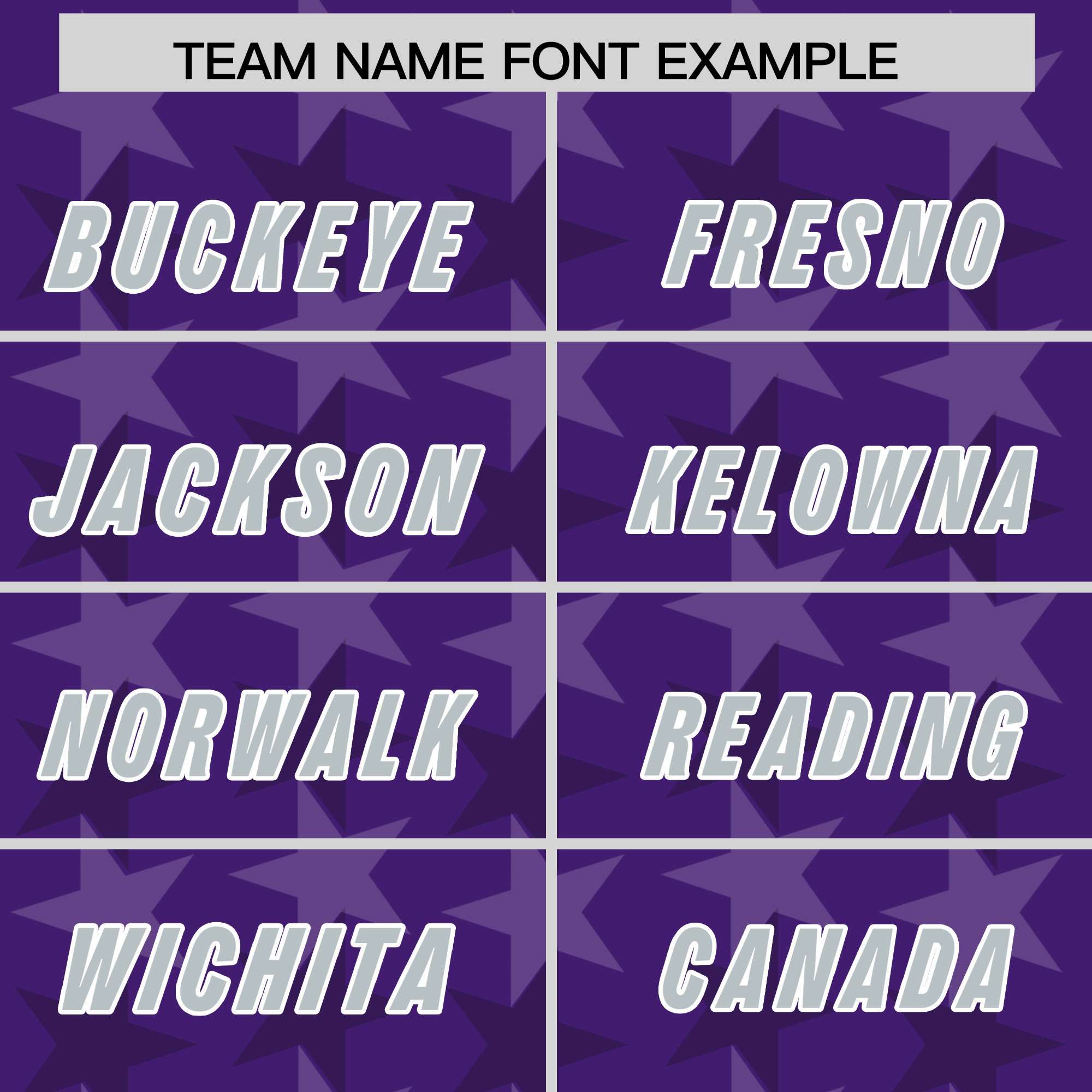 Custom Purple Grey Personalized All Star Graffiti Pattern Authentic Football Jersey