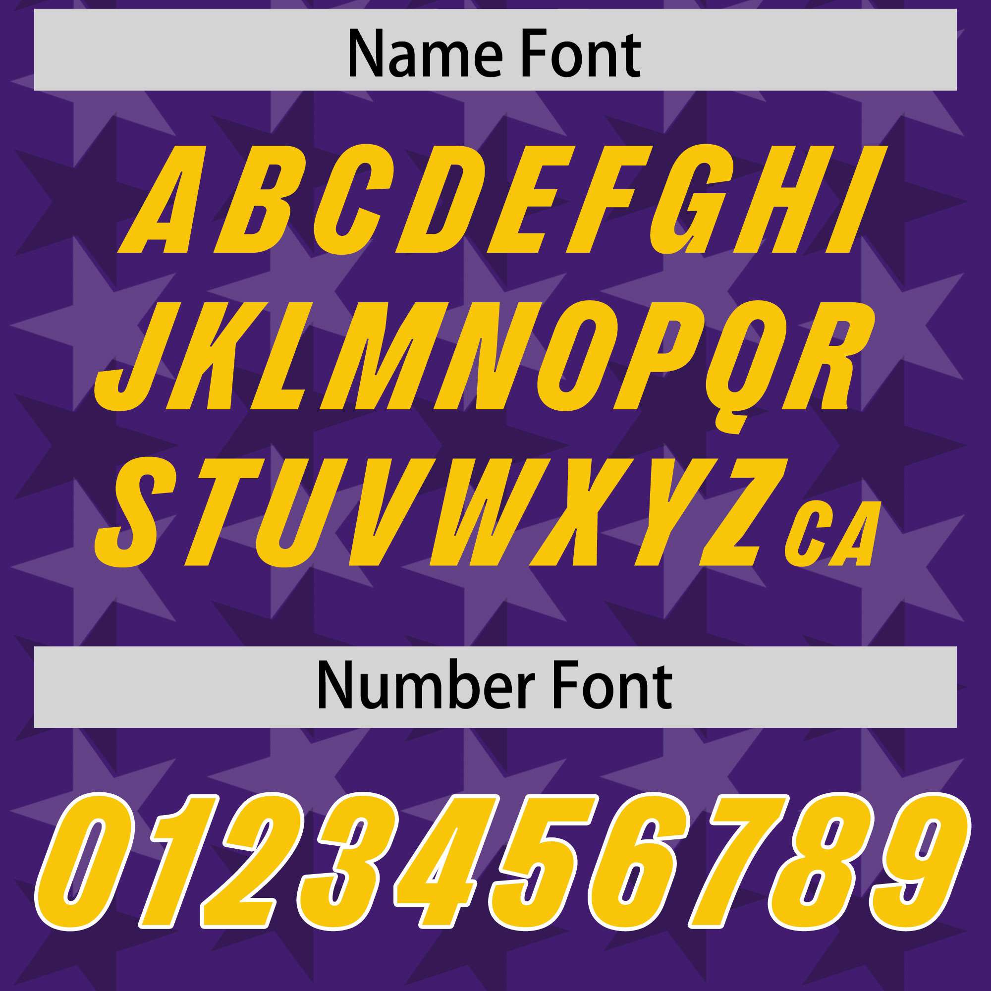 Custom Purple Gold Personalized All Star Graffiti Pattern Authentic Football Jersey