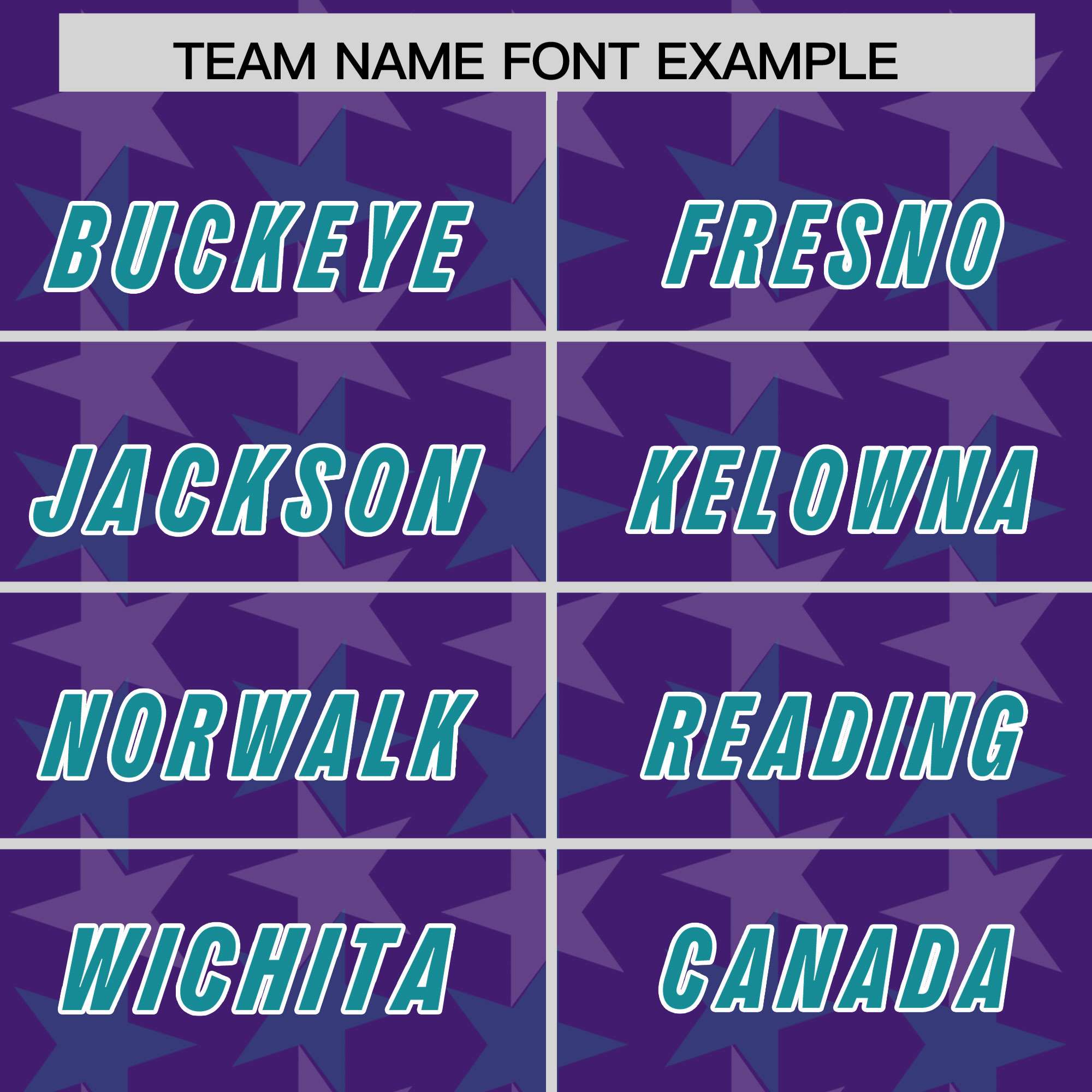 Custom Purple Aqua Personalized All Star Graffiti Pattern Authentic Football Jersey