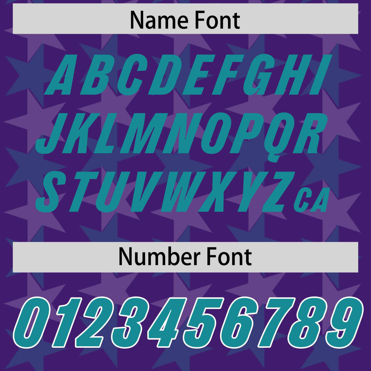 Custom Purple Aqua Personalized All Star Graffiti Pattern Authentic Football Jersey