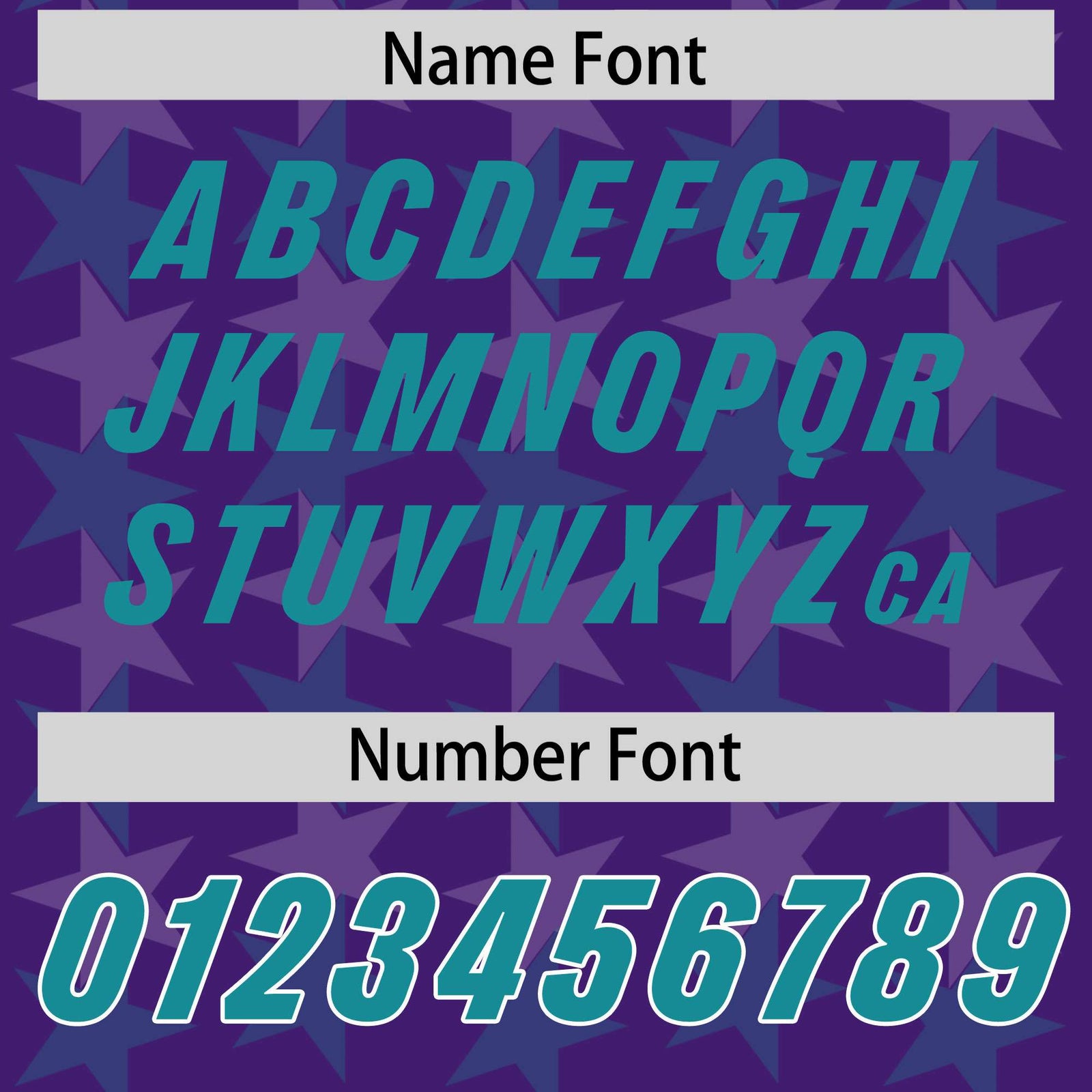 Custom Purple Aqua Personalized All Star Graffiti Pattern Authentic Football Jersey