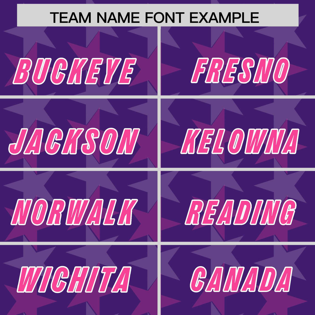 Custom Purple Pink Personalized All Star Graffiti Pattern Authentic Football Jersey