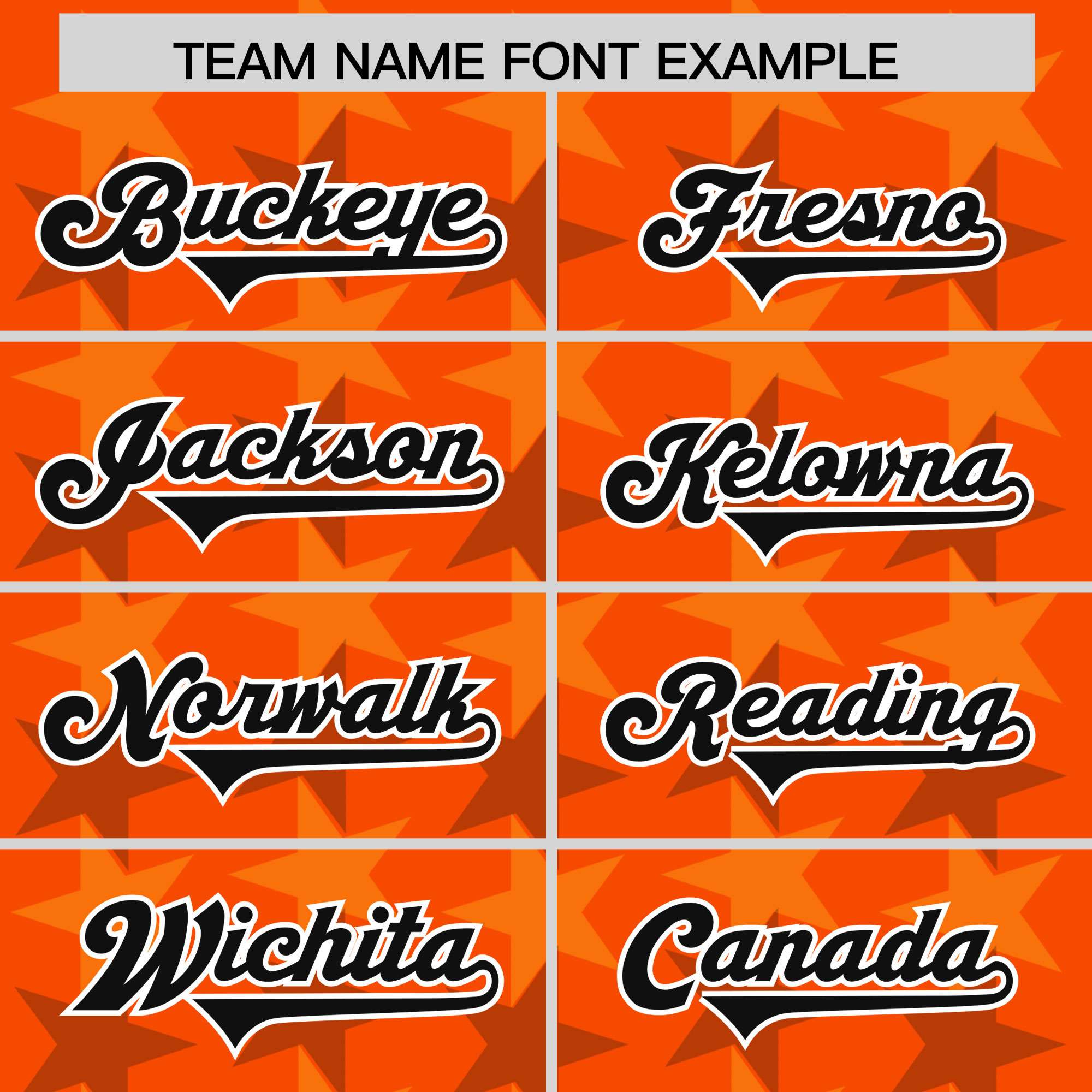 Custom Orange Black Personalized All Star Graffiti Pattern Authentic Football Jersey