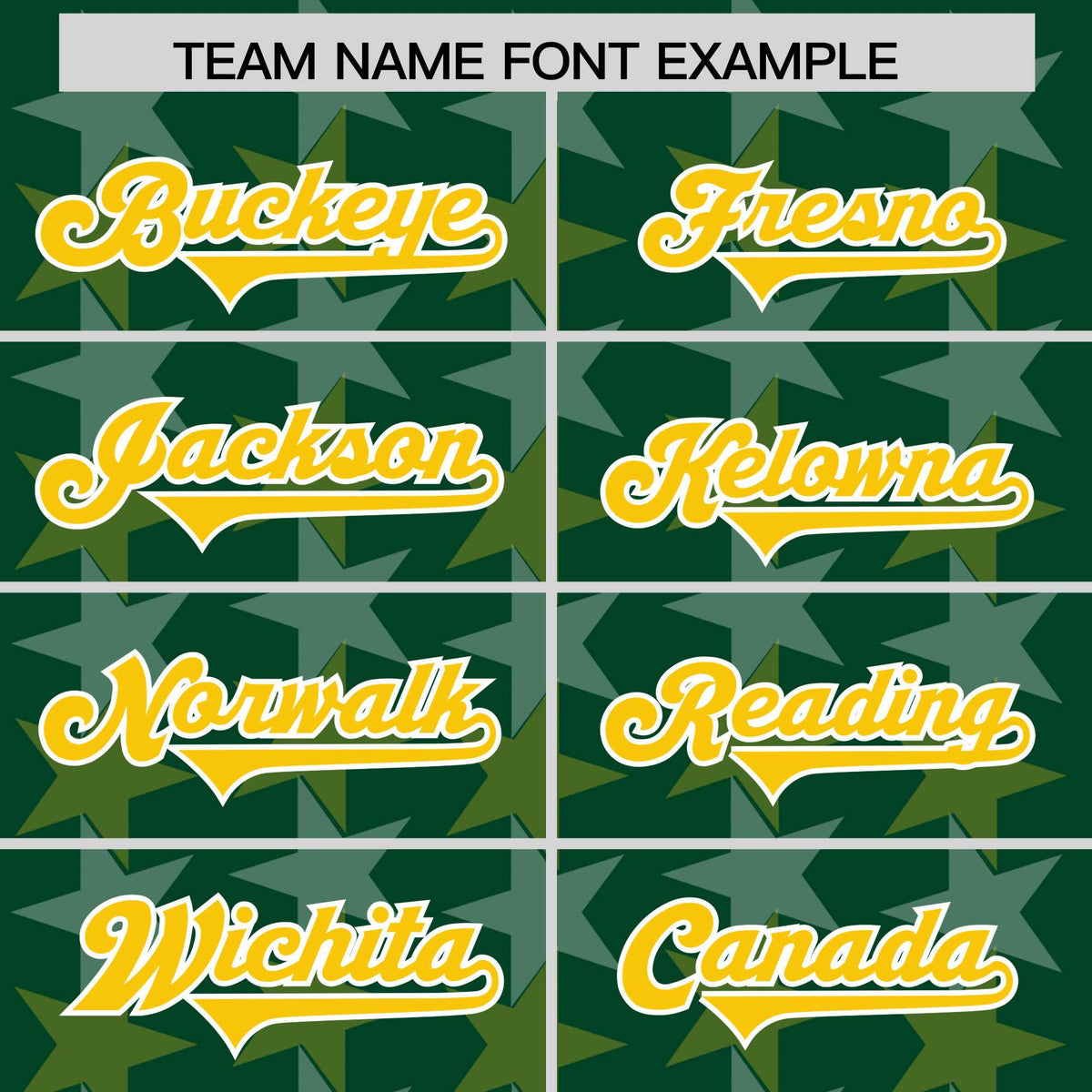 Custom Green Gold Personalized All Star Graffiti Pattern Authentic Football Jersey