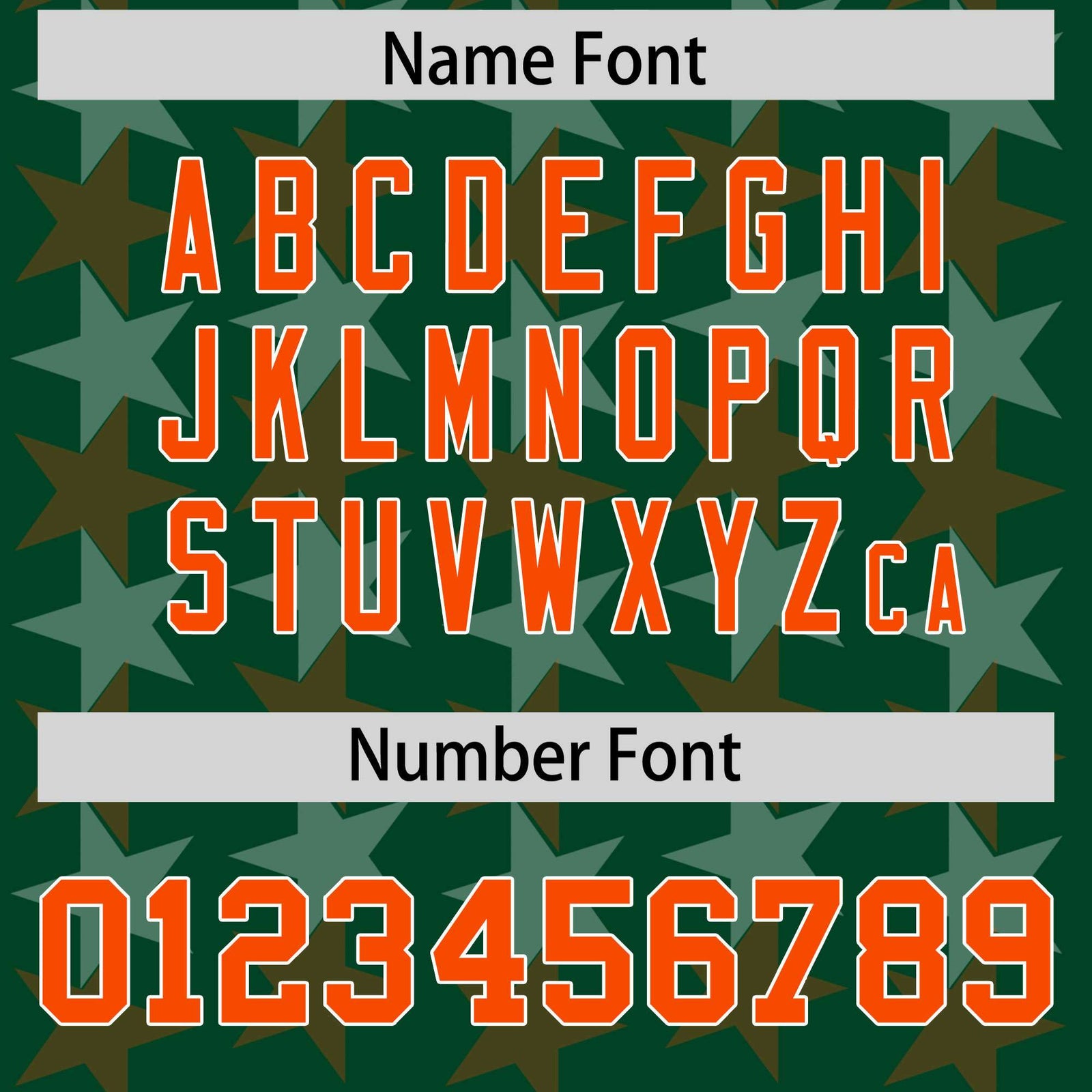 Custom Green Orange Personalized All Star Graffiti Pattern Authentic Football Jersey