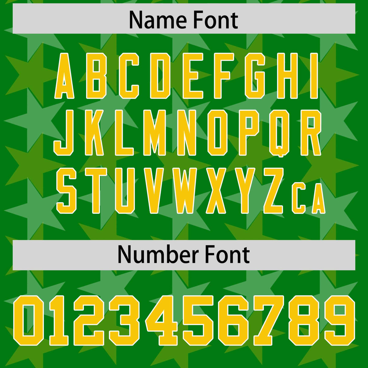 Custom Kelly Green Gold Personalized All Star Graffiti Pattern Authentic Football Jersey