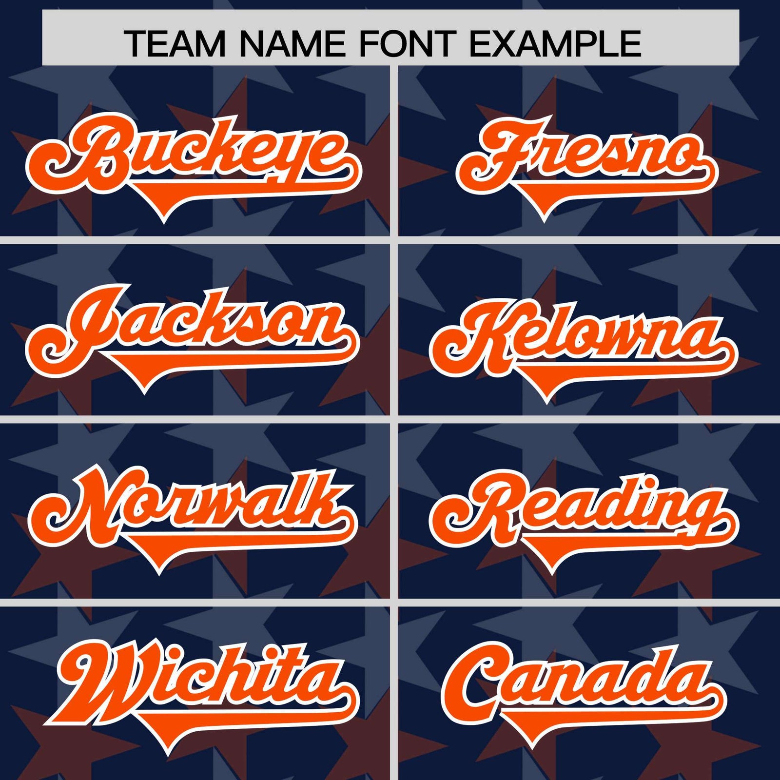 Custom Navy Orange Personalized All Star Graffiti Pattern Authentic Football Jersey