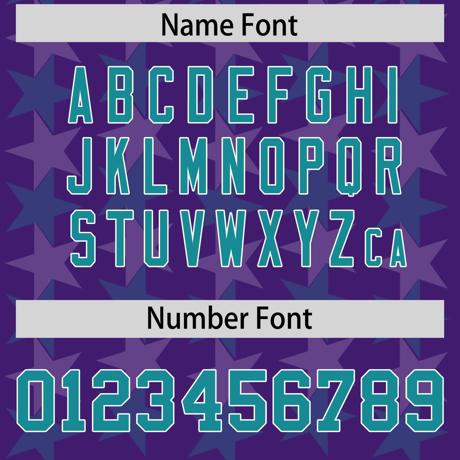 Custom Purple Aqua Personalized All Star Graffiti Pattern Authentic Football Jersey