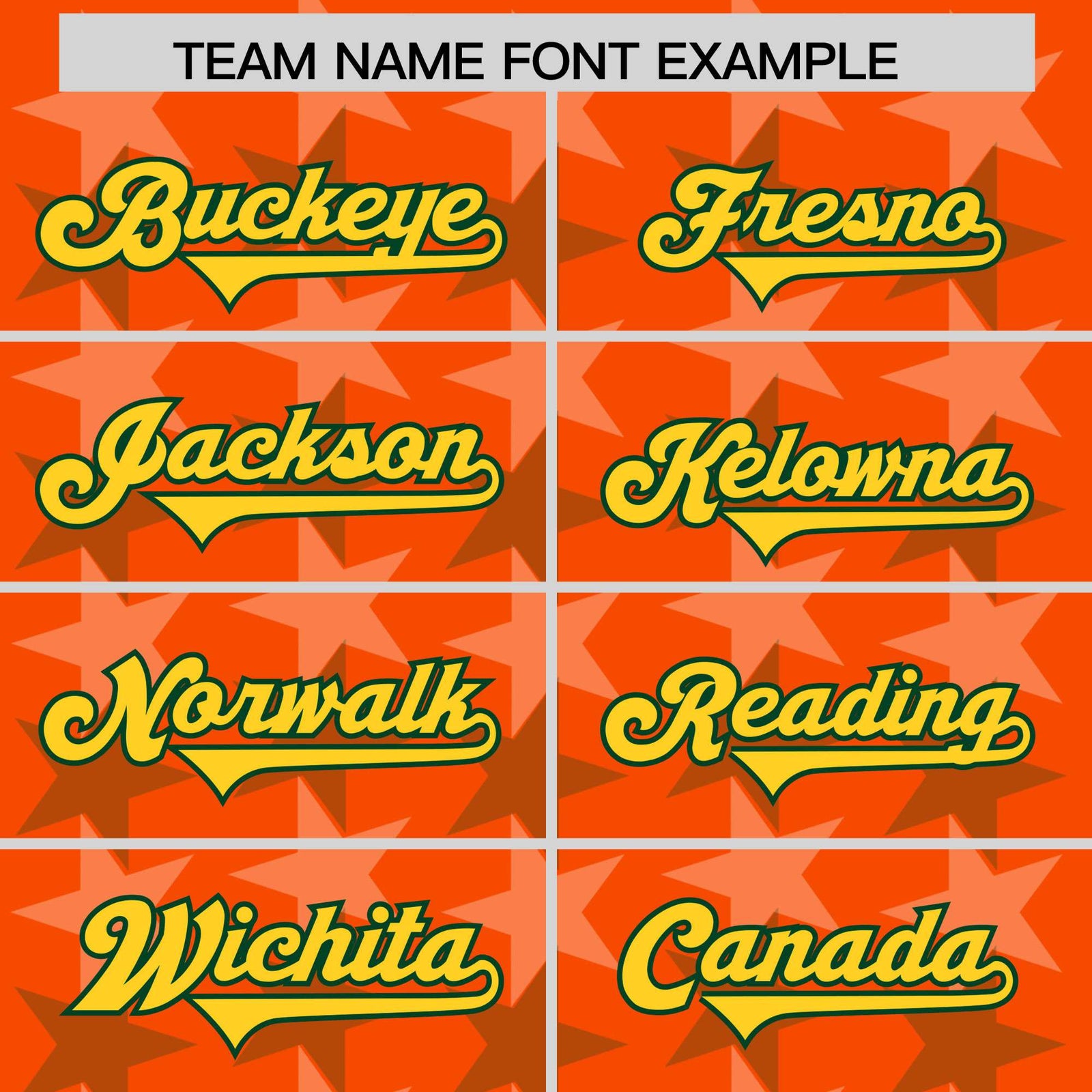 Custom Orange Green Personalized All Star Graffiti Pattern Authentic Football Jersey