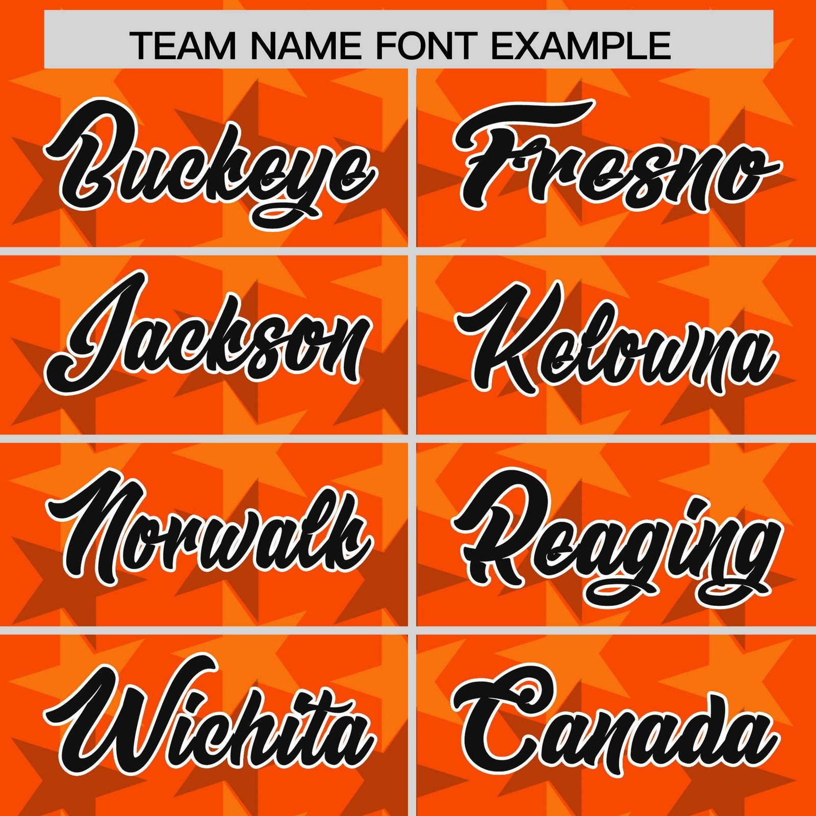 Custom Orange Black Personalized All Star Graffiti Pattern Authentic Football Jersey