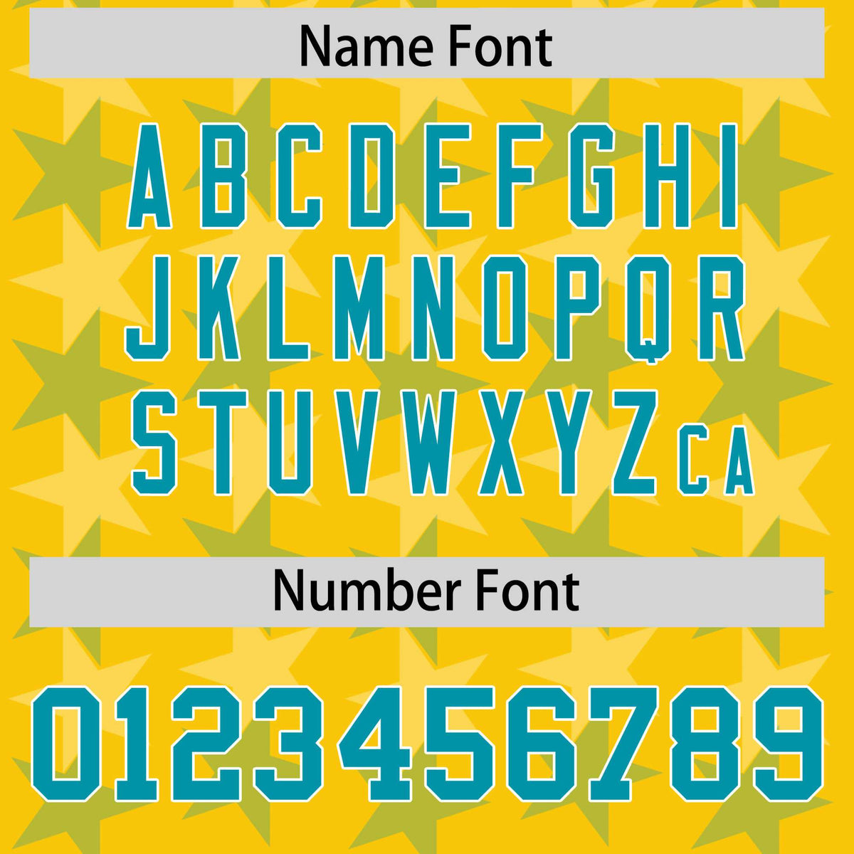 Custom Gold Aqua Personalized All Star Graffiti Pattern Authentic Football Jersey