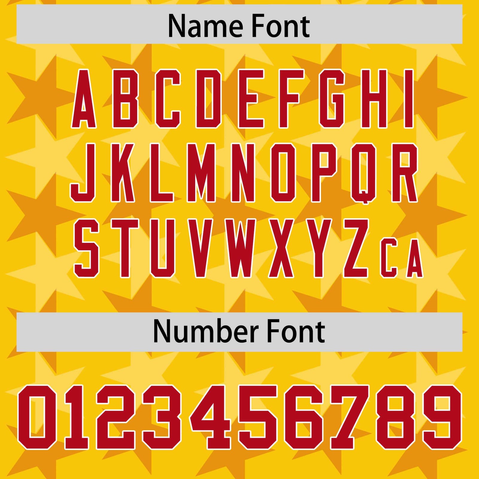 Custom Gold Red Personalized All Star Graffiti Pattern Authentic Football Jersey